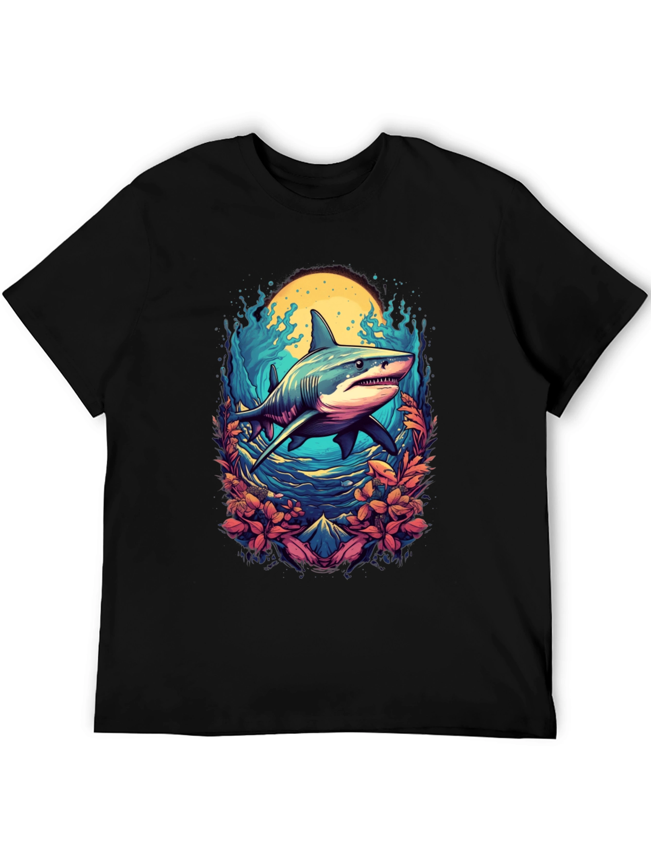 Shark Graphic Tee - Ocean Life Design
