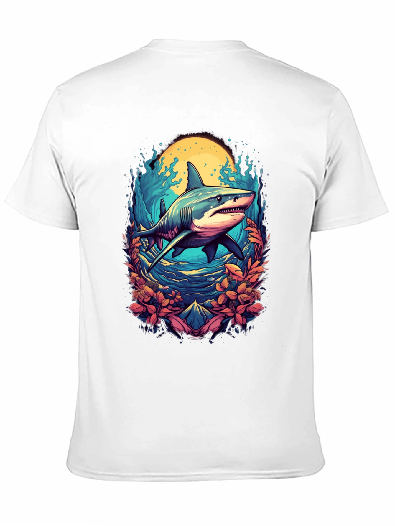 Shark Graphic Tee - Ocean Life Design