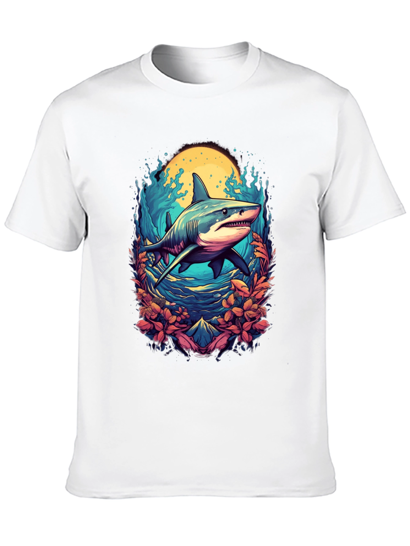 Shark Graphic Tee - Ocean Life Design