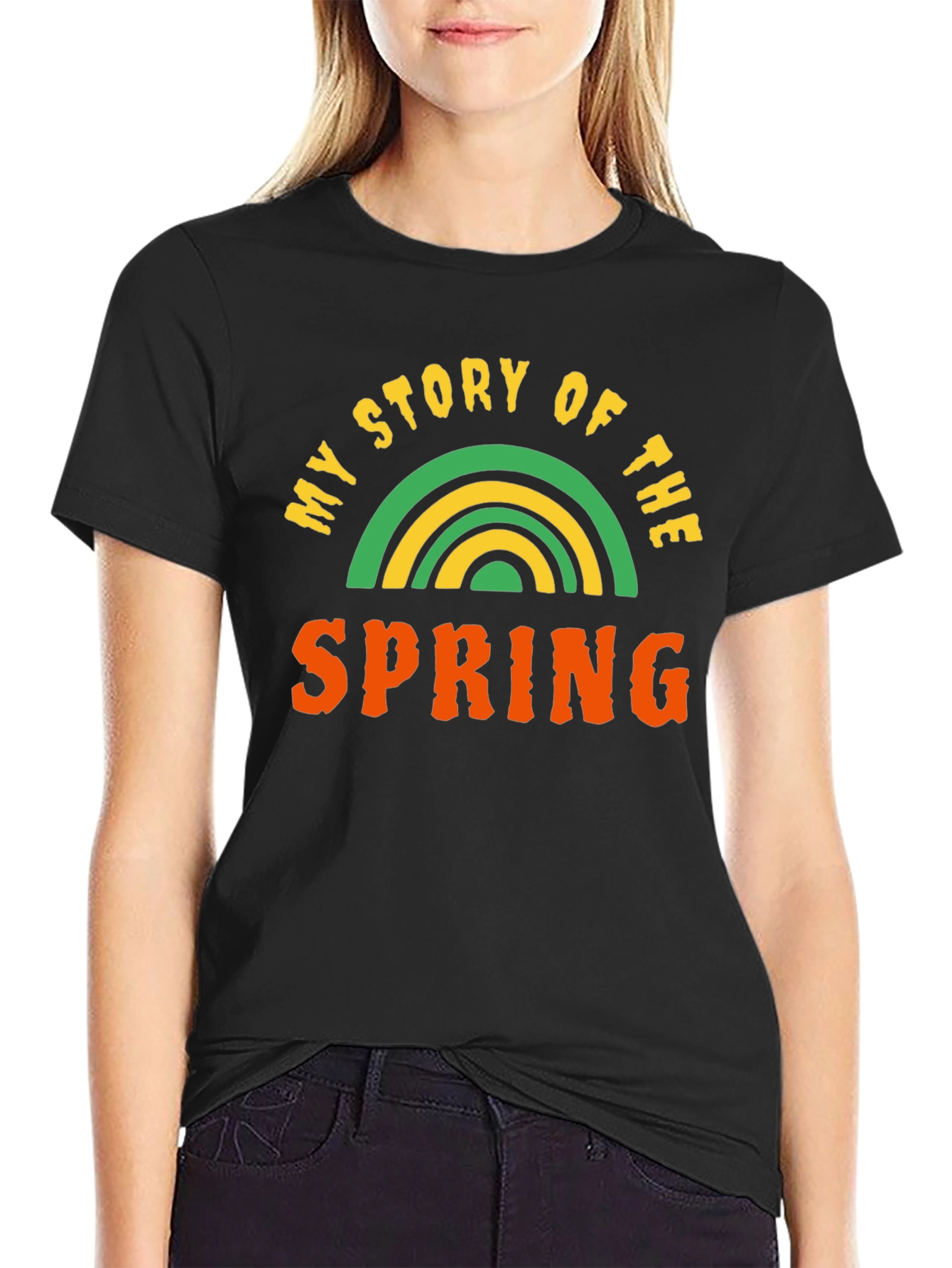My Story of the Spring Black T-Shirt