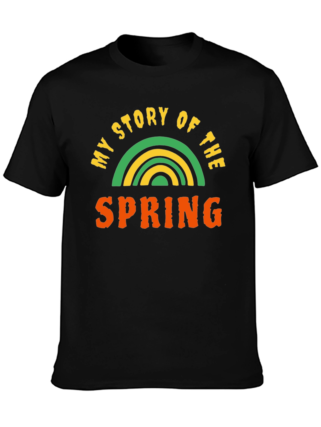 My Story of the Spring Black T-Shirt