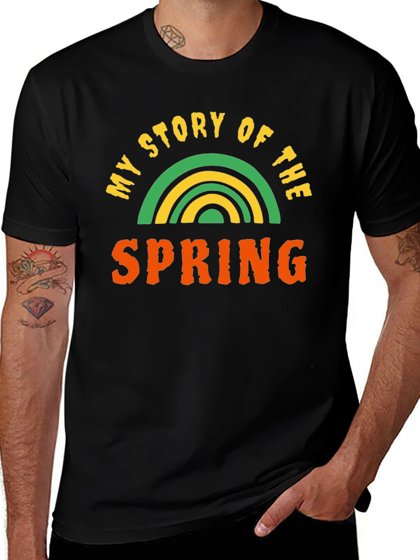 My Story of the Spring Black T-Shirt