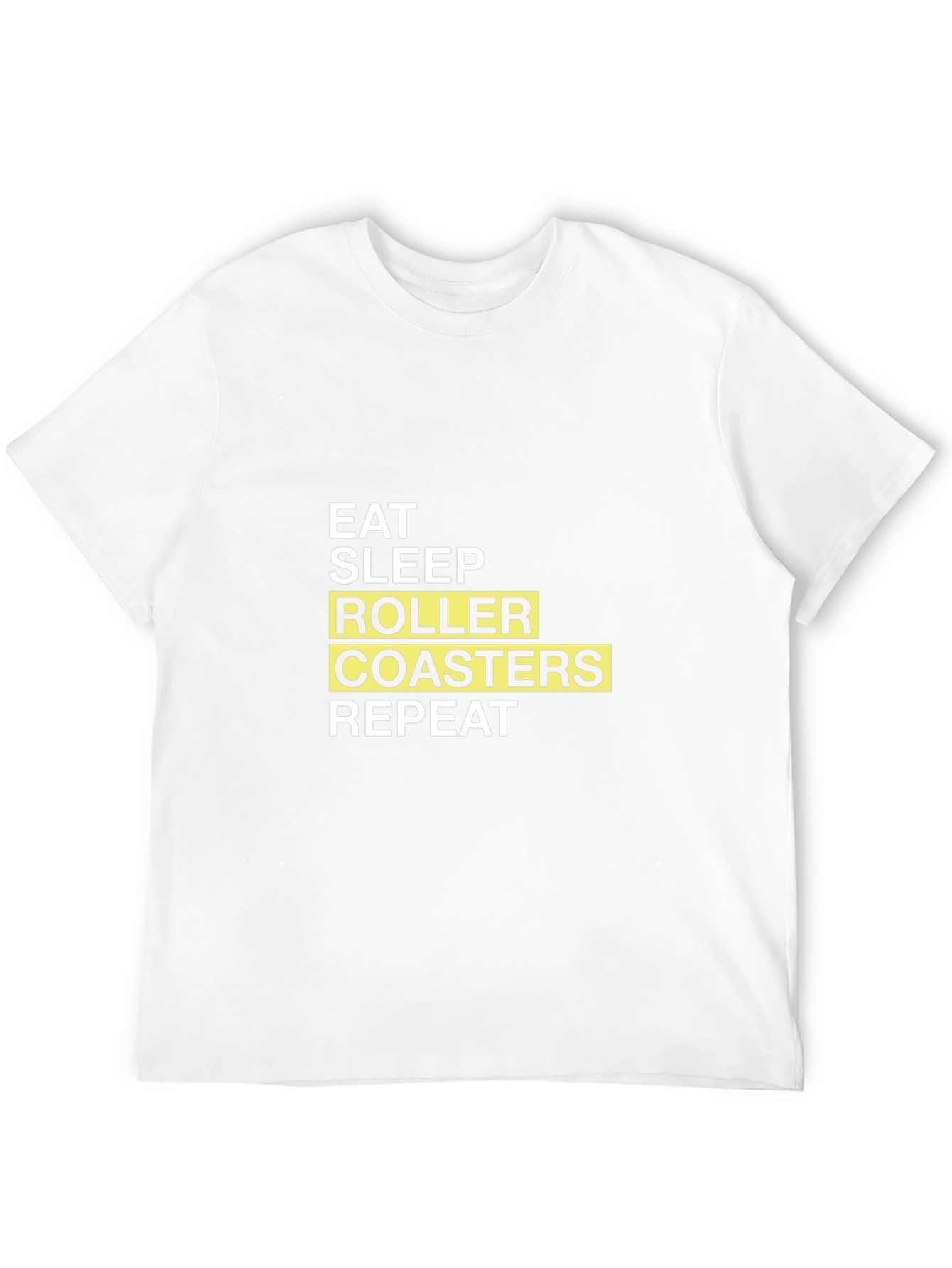 Eat Sleep Roller Coasters Repeat T-Shirt