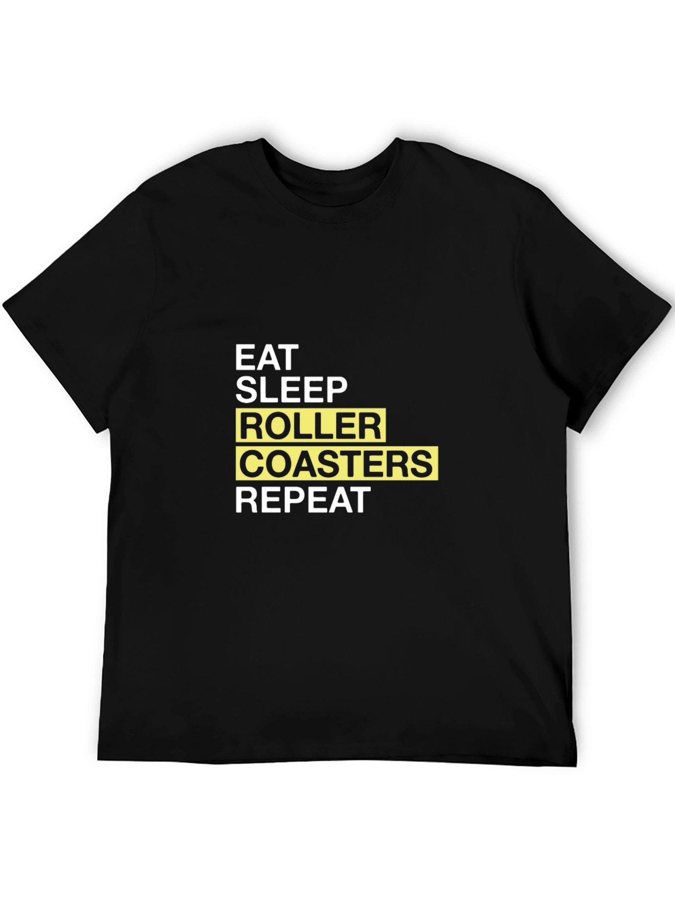 Eat Sleep Roller Coasters Repeat T-Shirt