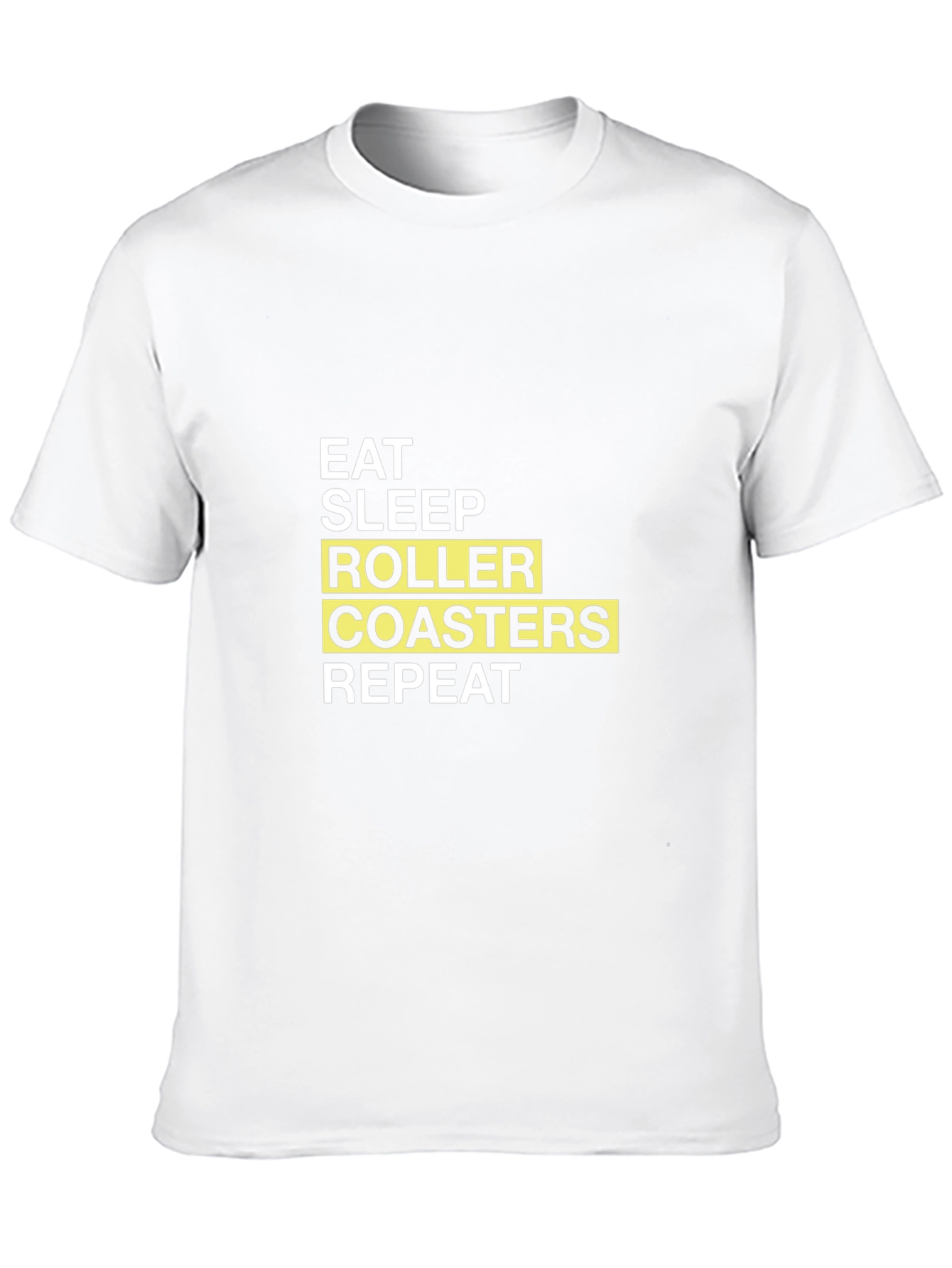 Eat Sleep Roller Coasters Repeat T-Shirt