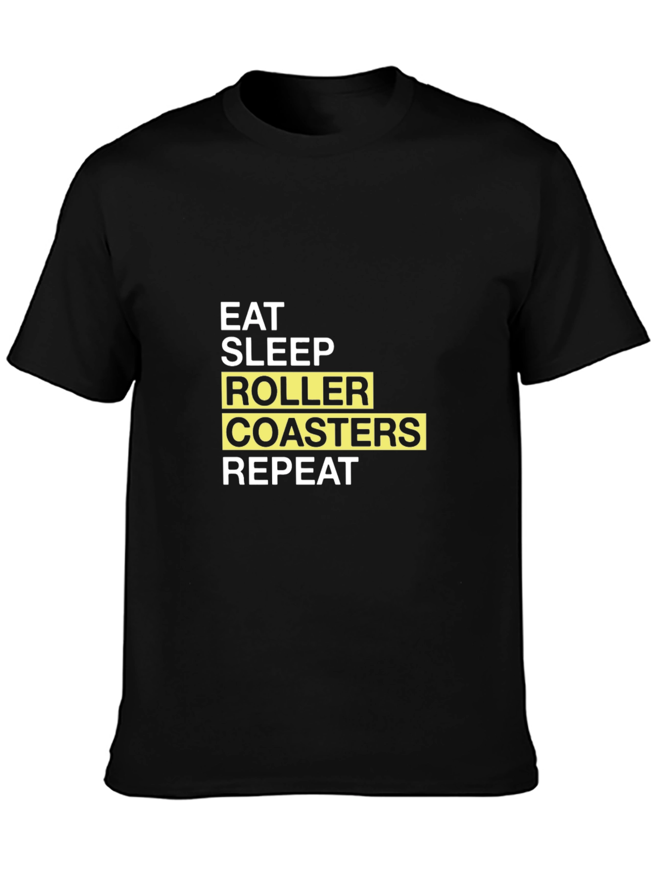 Eat Sleep Roller Coasters Repeat T-Shirt