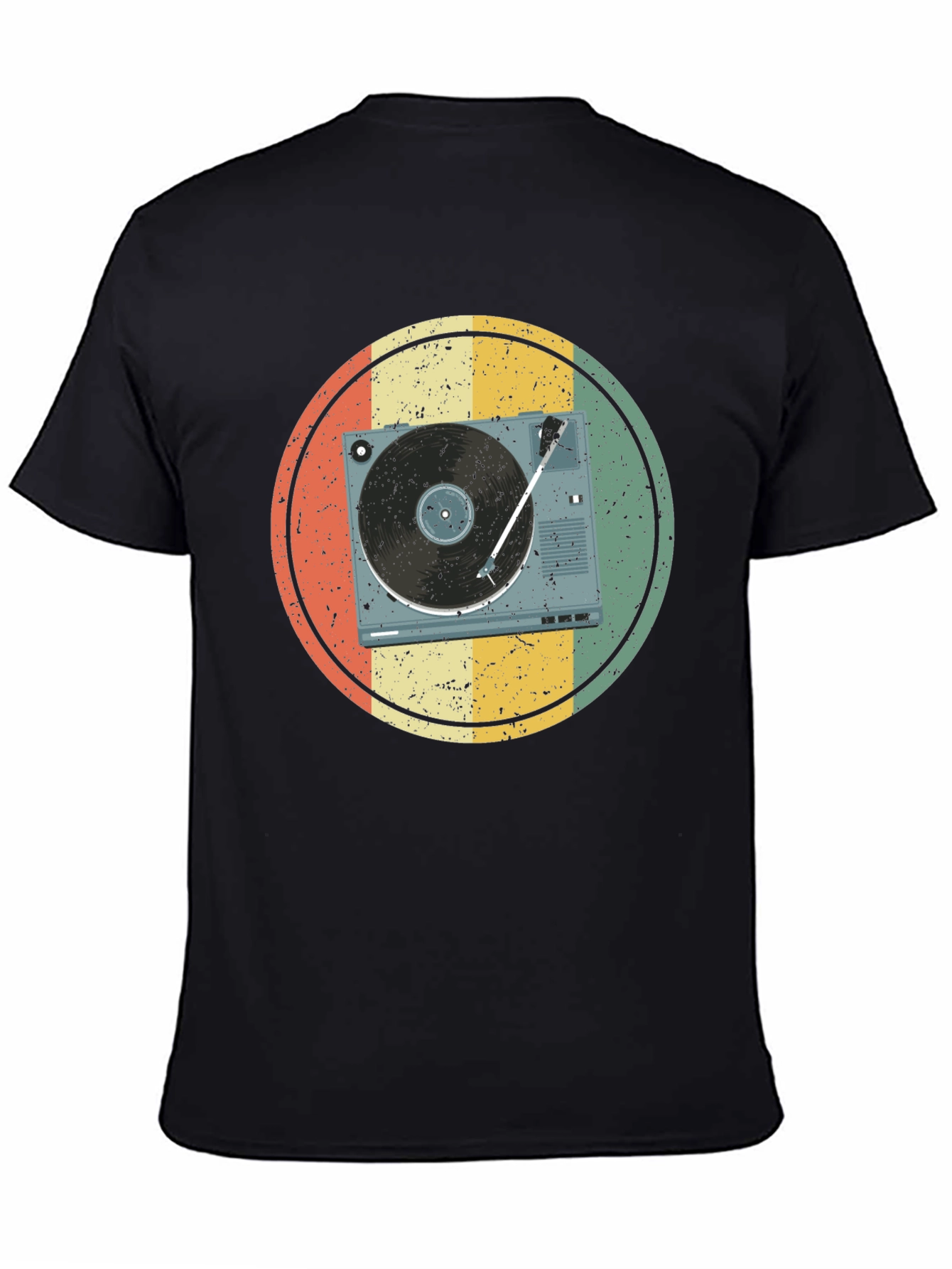 Retro Turntable Graphic T-Shirt