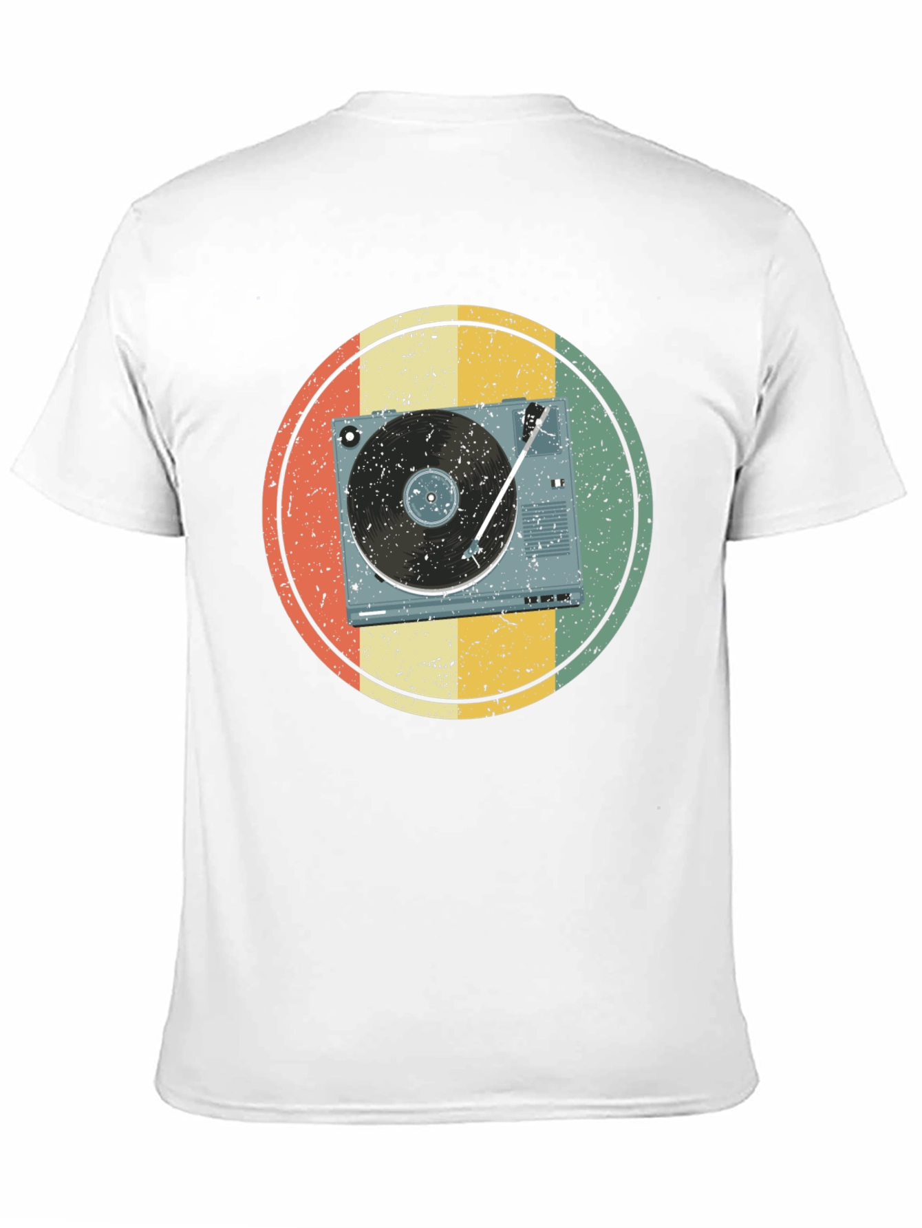 Retro Turntable Graphic T-Shirt