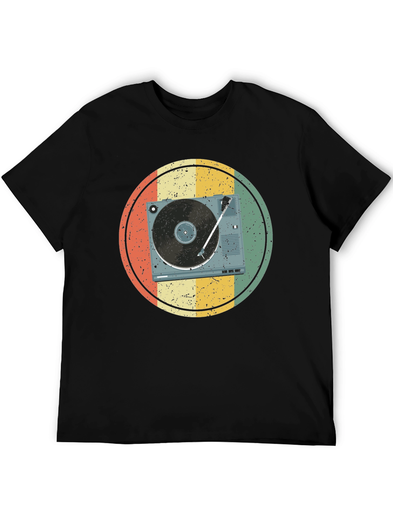 Retro Turntable Graphic T-Shirt