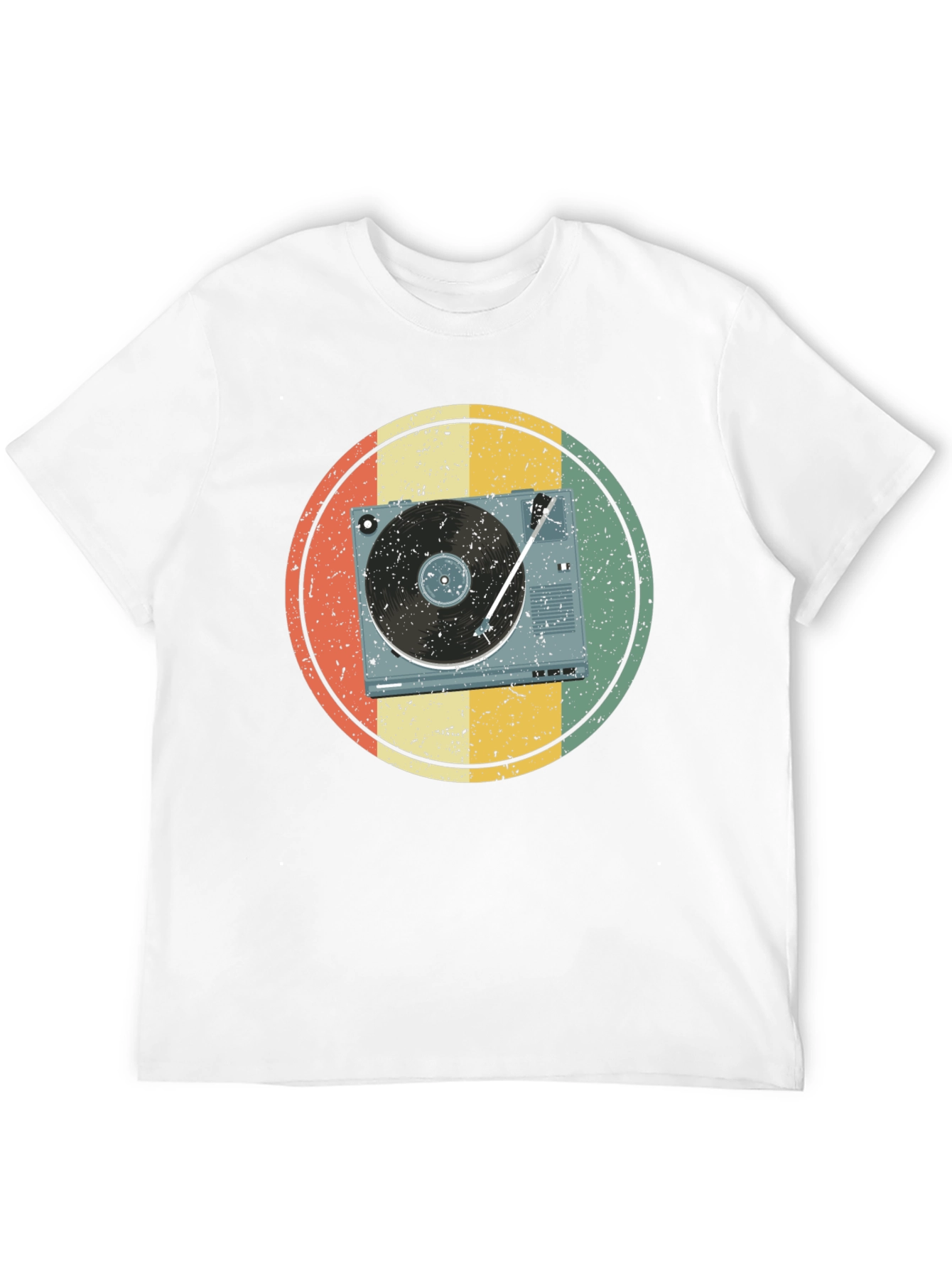 Retro Turntable Graphic T-Shirt