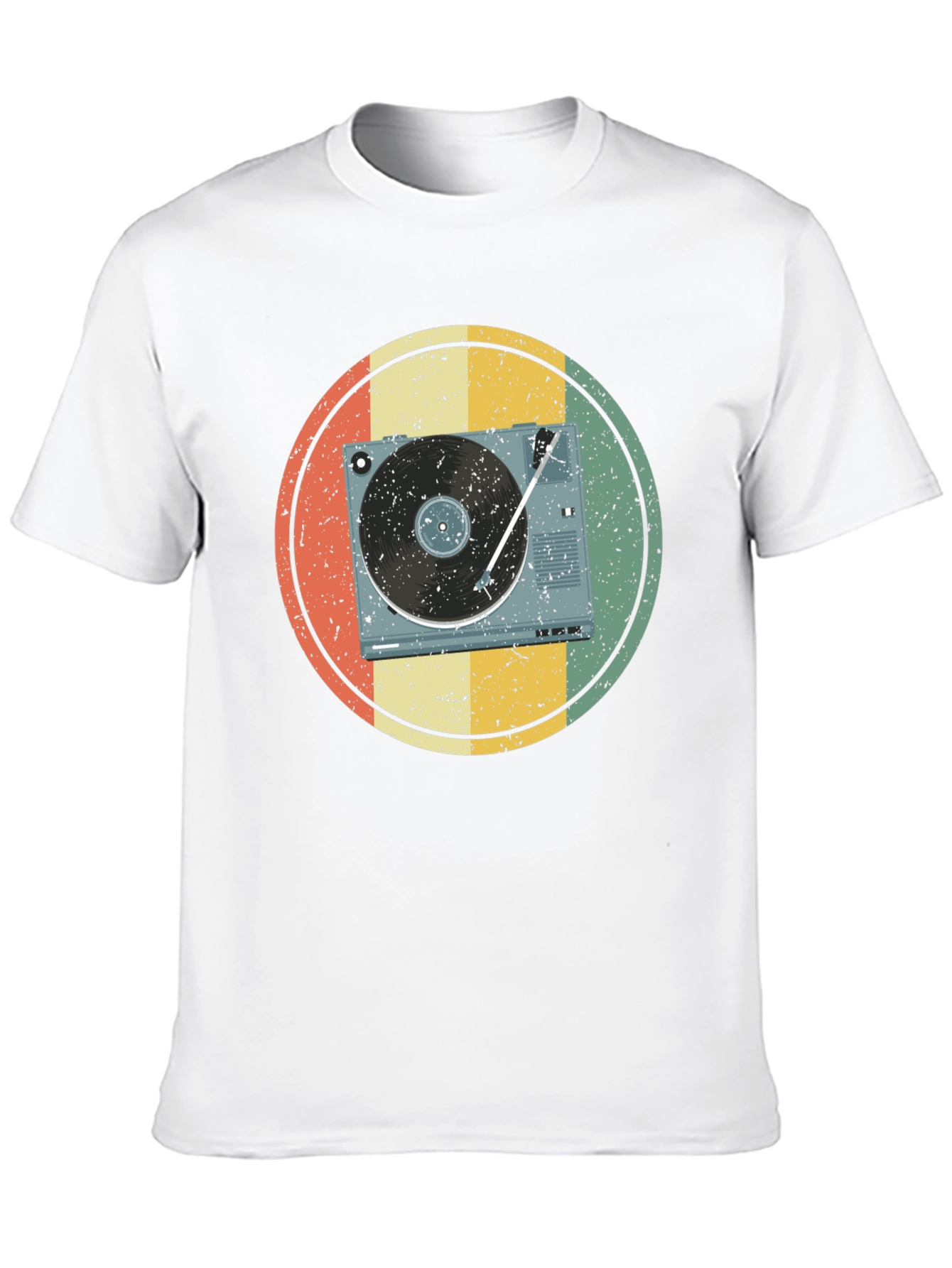 Retro Turntable Graphic T-Shirt