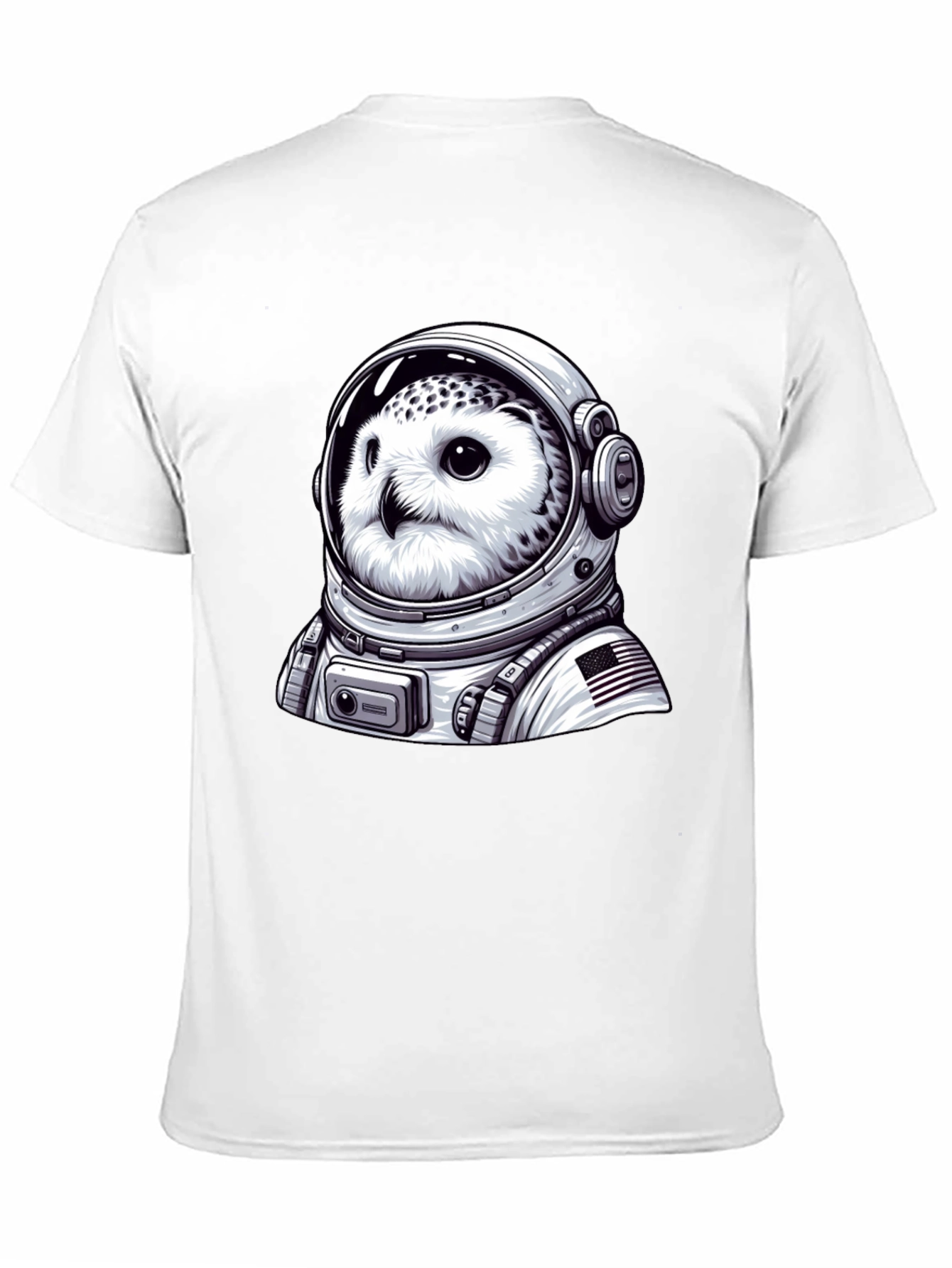 Owl Astronaut Graphic T-Shirt