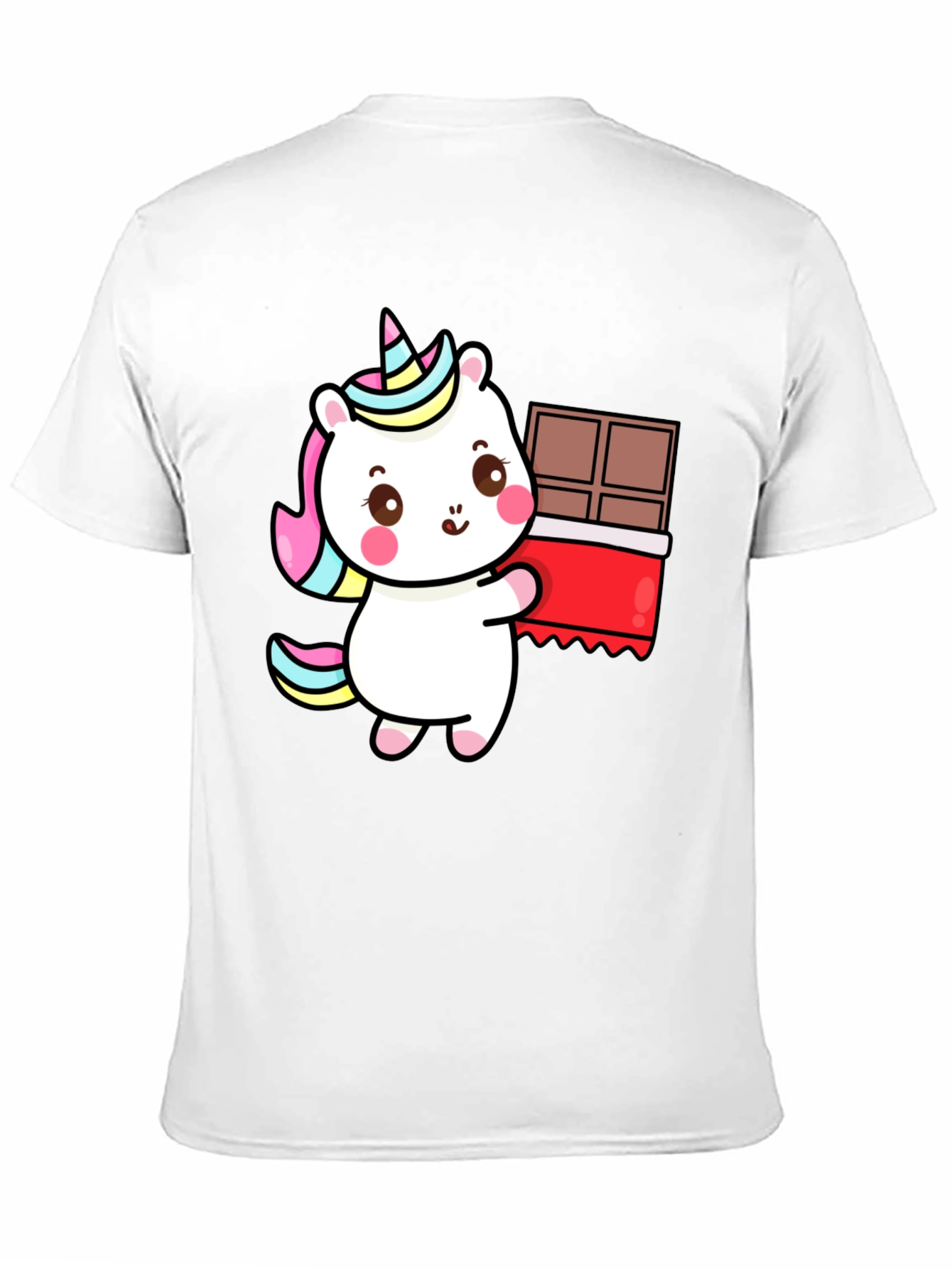 Unicorn Chocolate Bar Black T-Shirt