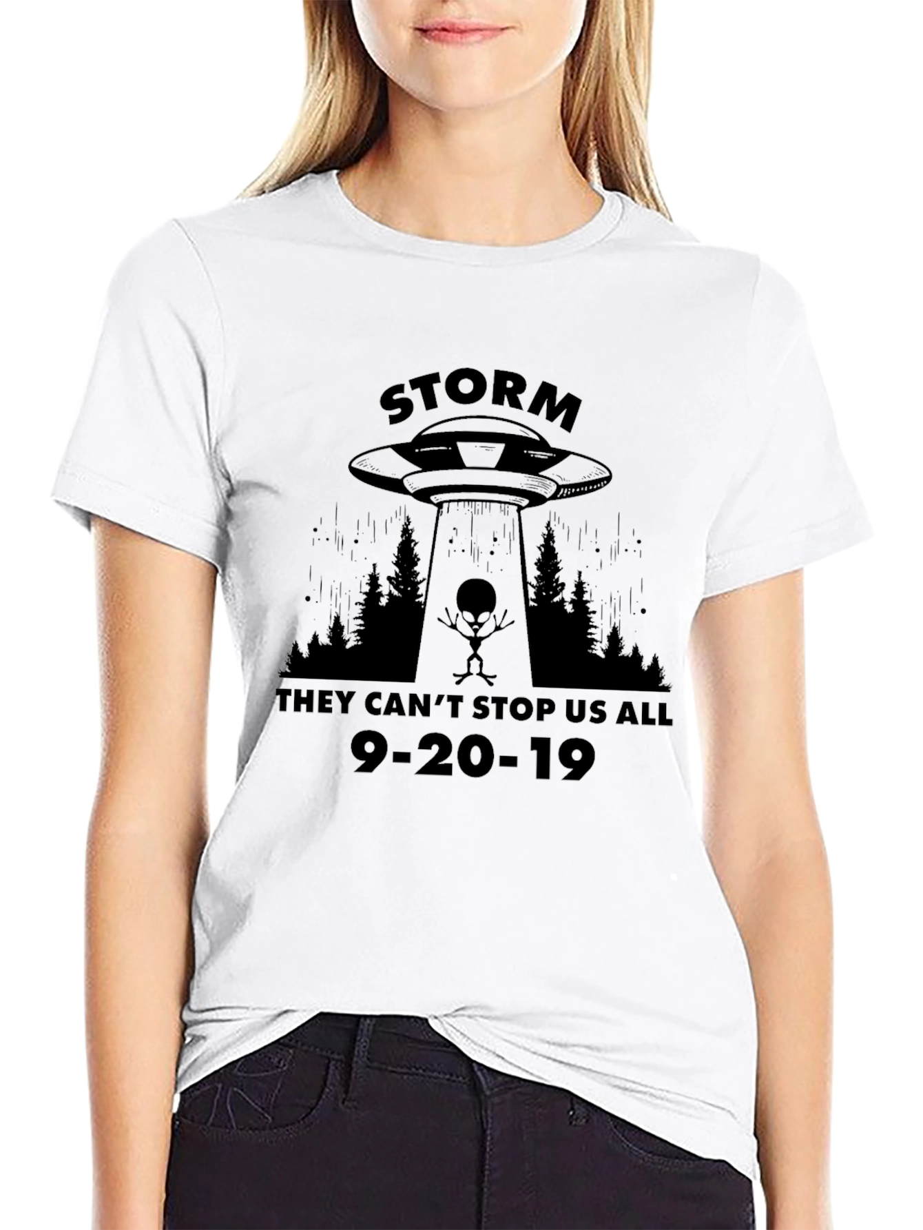 Storm Area 51 Alien Graphic Tee