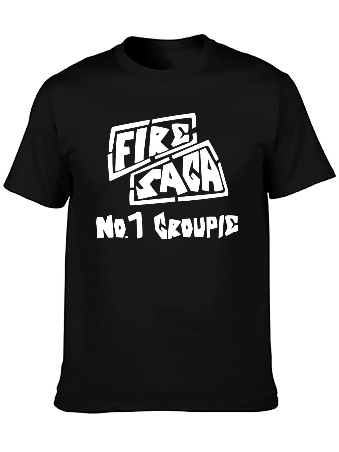 Fire Saga No. 1 Groupie T-Shirt - Black