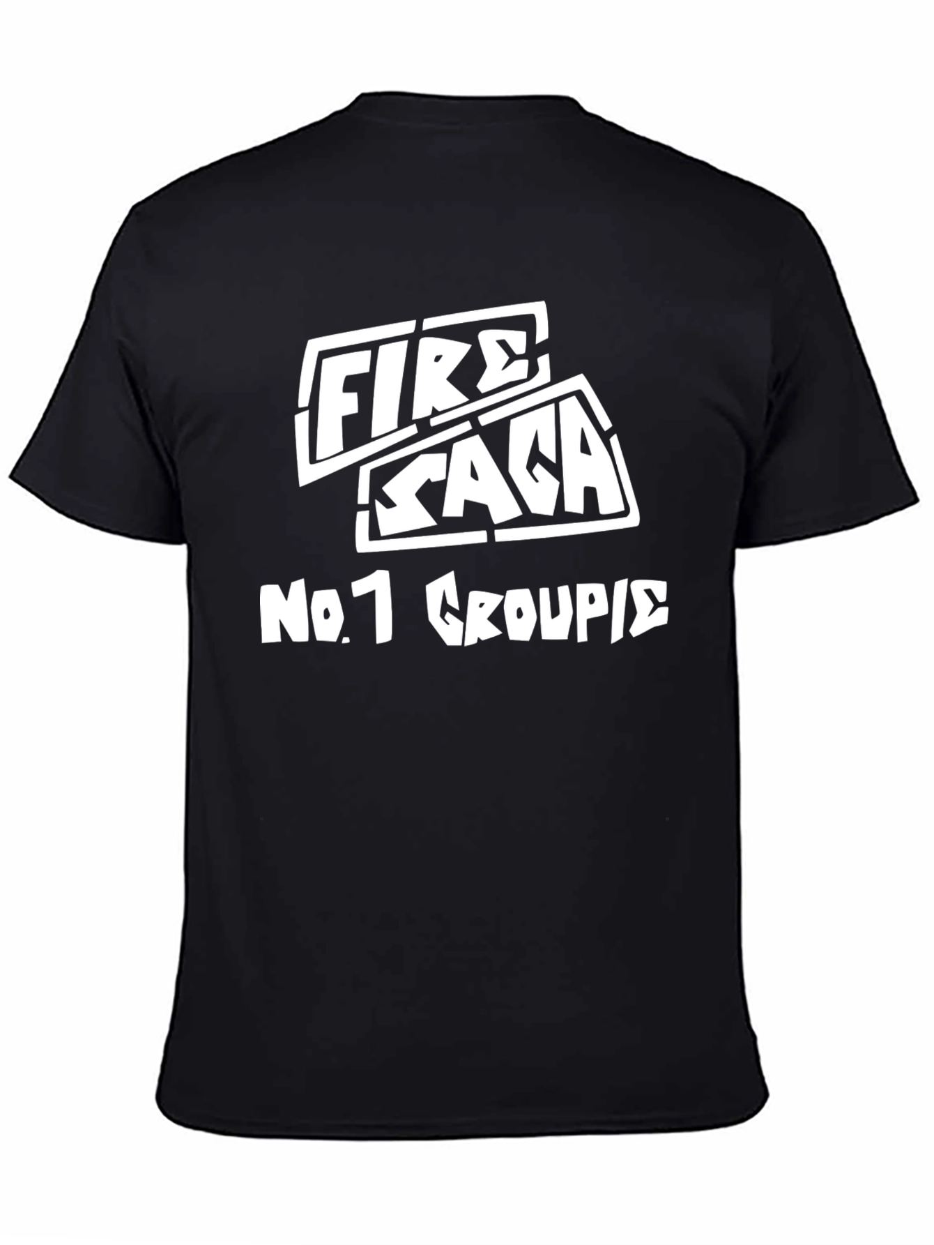 Fire Saga No. 1 Groupie T-Shirt - Black