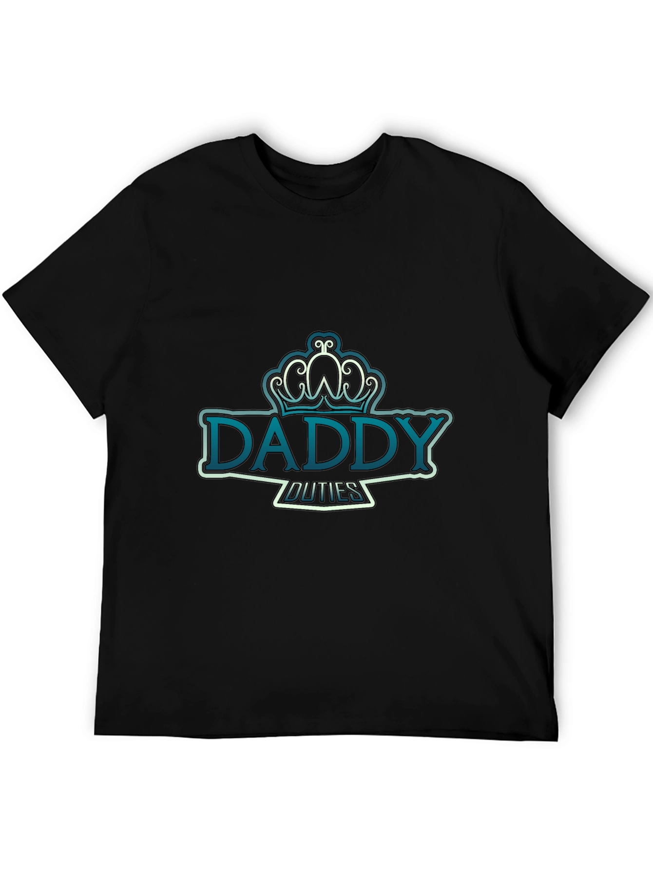 Daddy Duties Graphic Tee - Black Casual T-Shirt