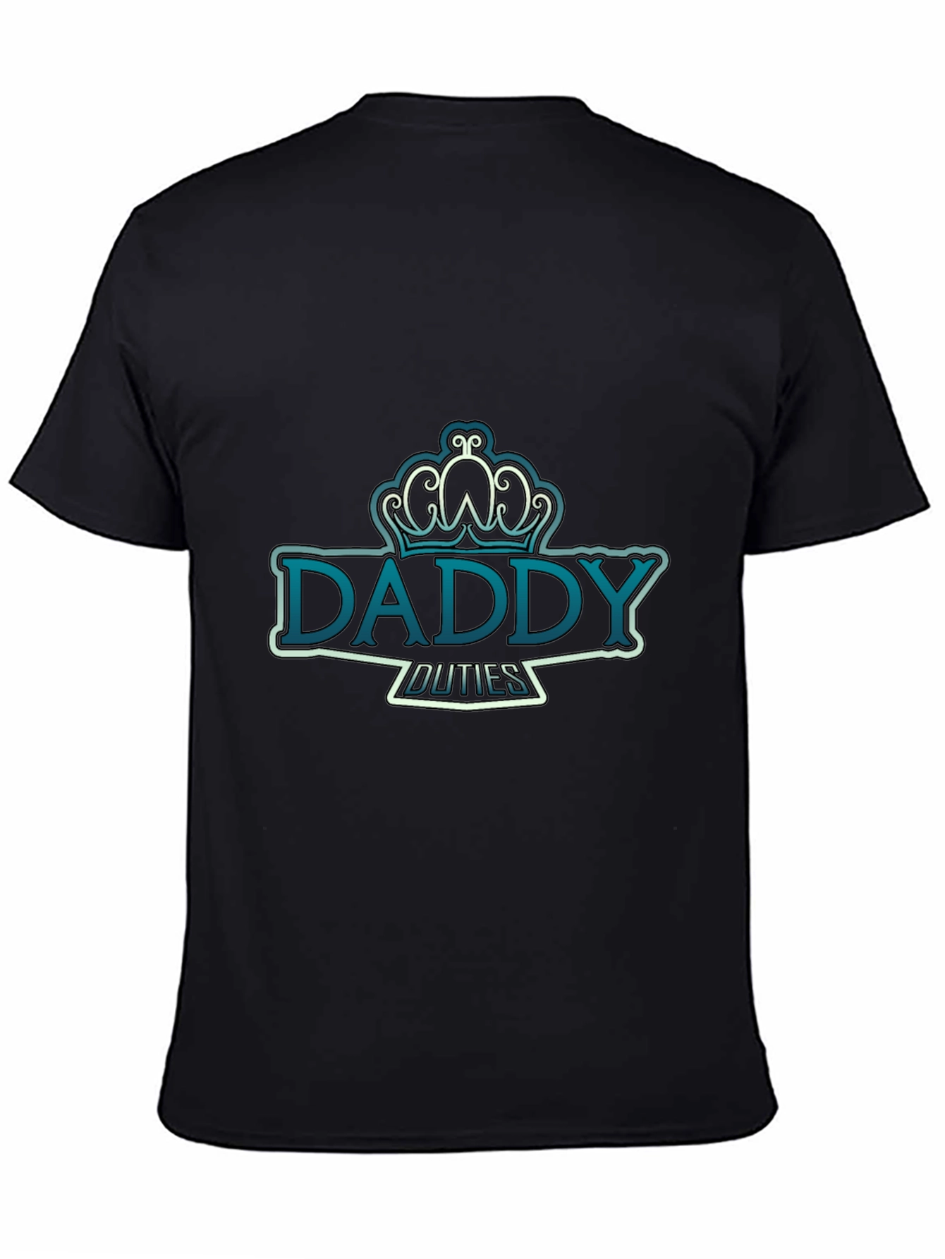 Daddy Duties Graphic Tee - Black Casual T-Shirt
