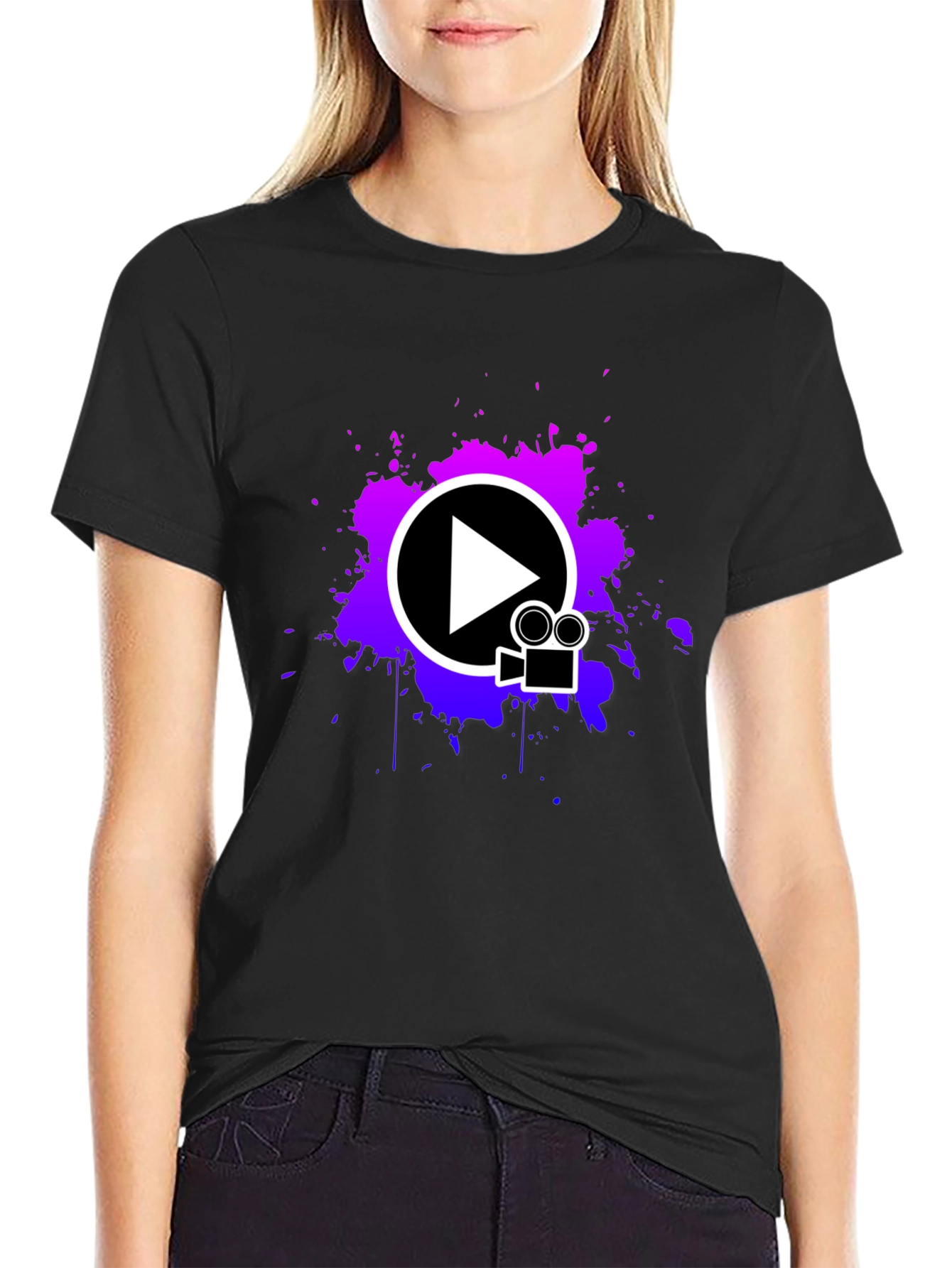 Vibrant Media Playback T-Shirt