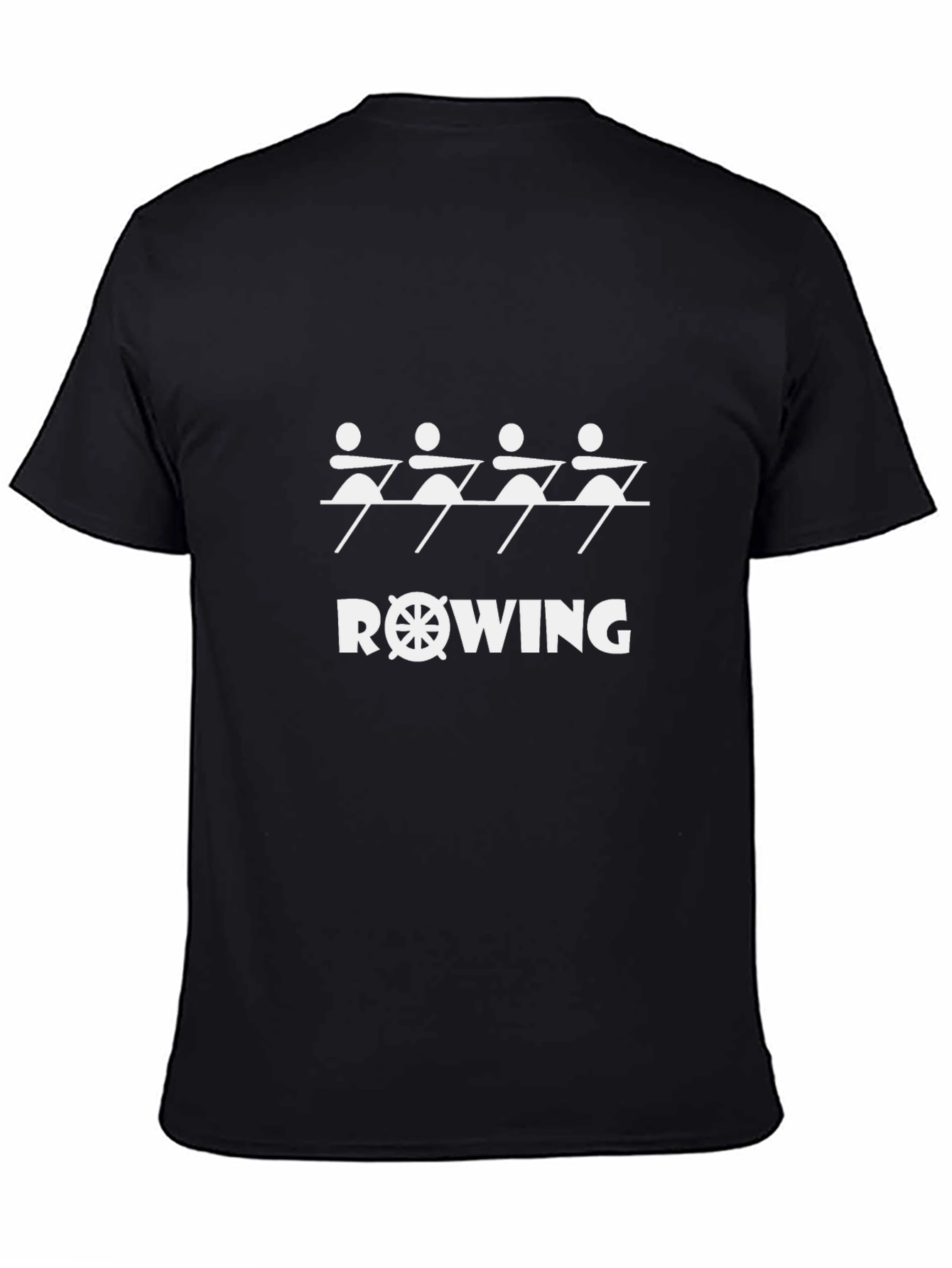Rowing Team Black T-Shirt