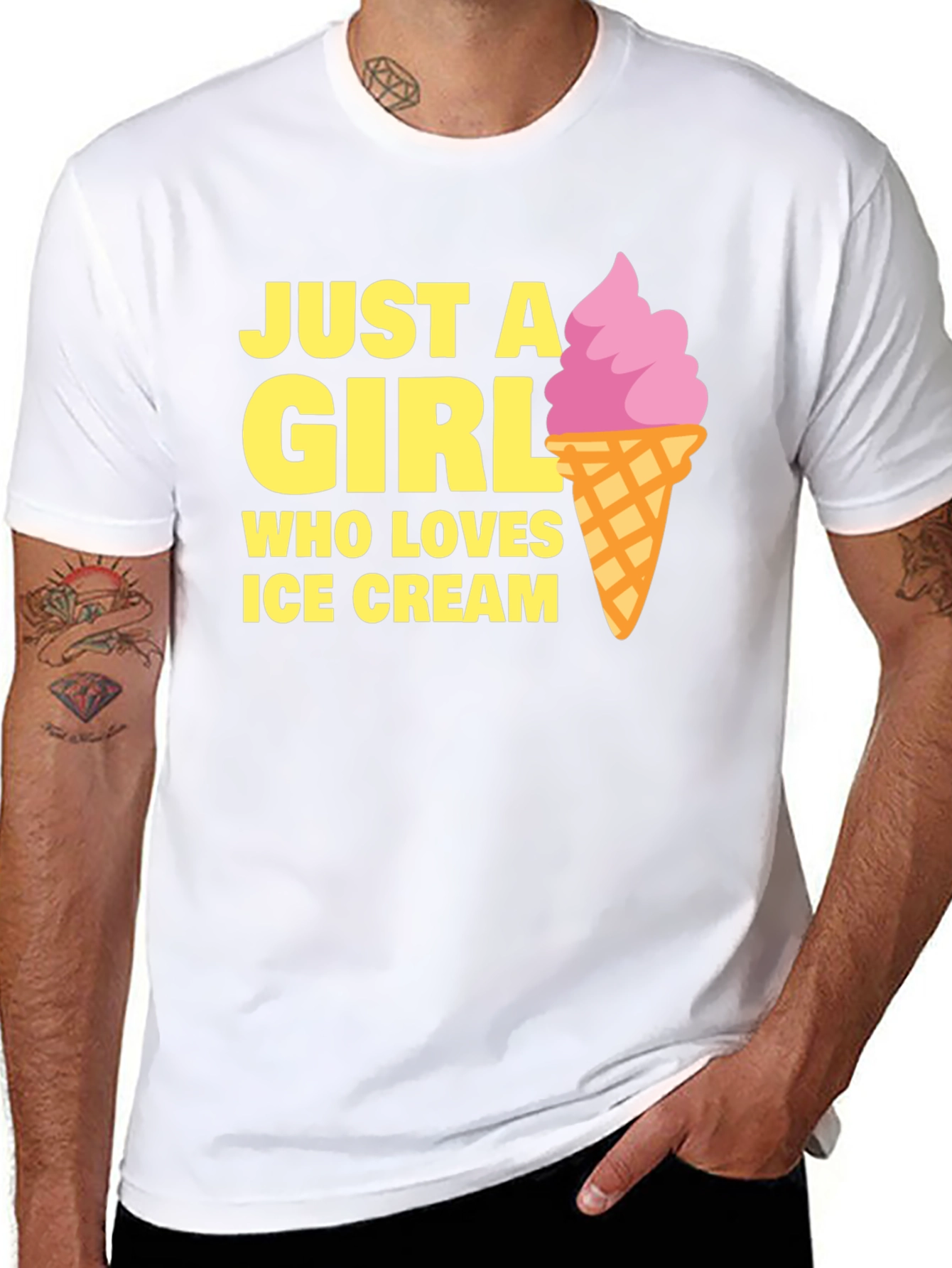 Ice Cream Lover Graphic T-Shirt