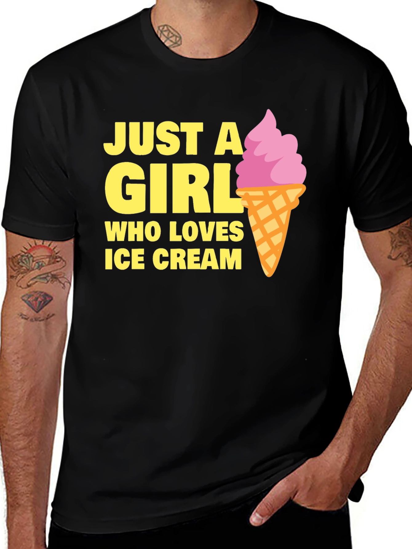 Ice Cream Lover Graphic T-Shirt
