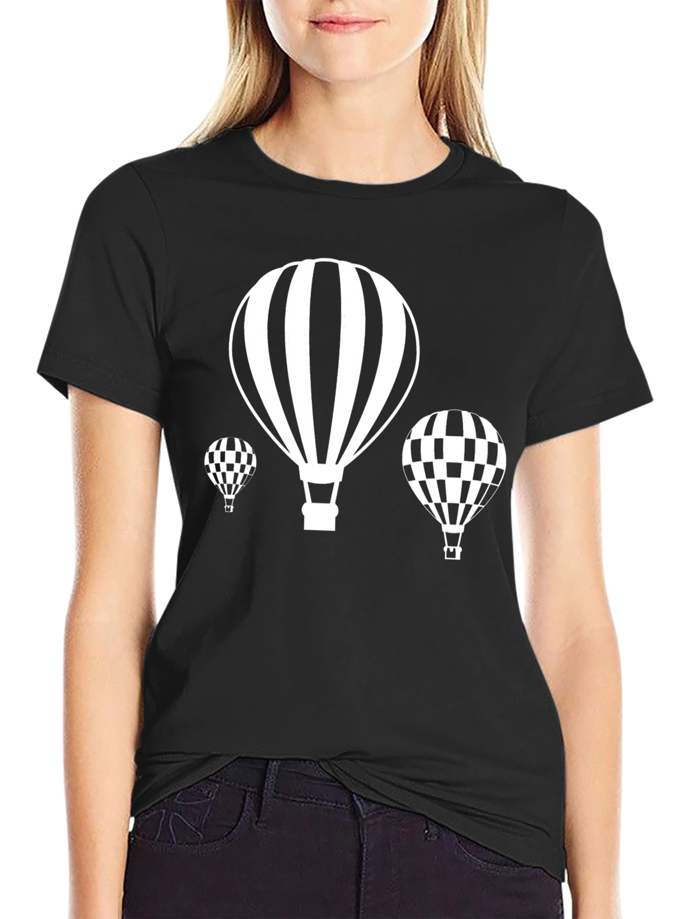Hot Air Balloon T-Shirt - Stylish Graphic Tee
