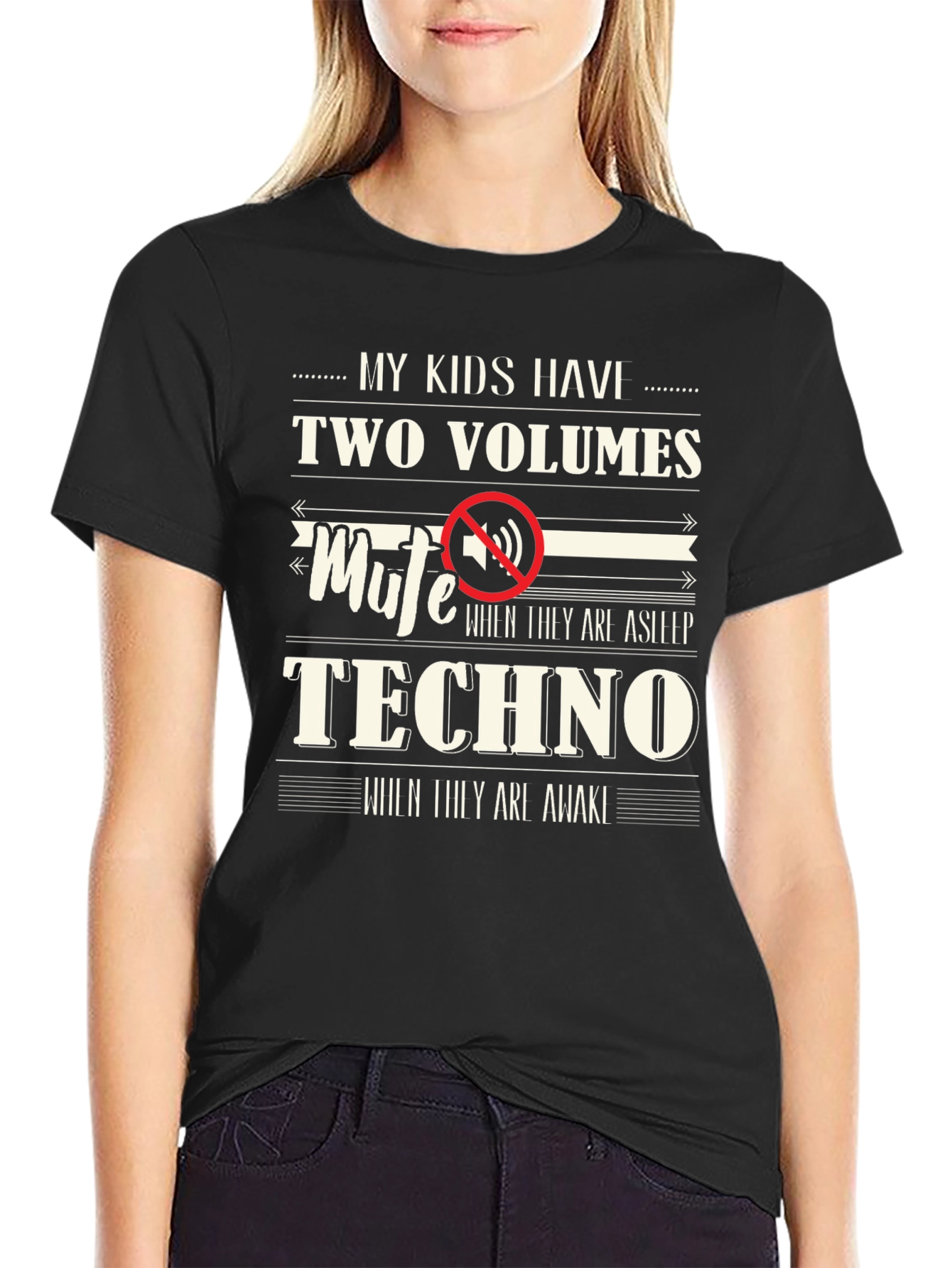 Funny My Kids Have Two Volumes T-Shirt