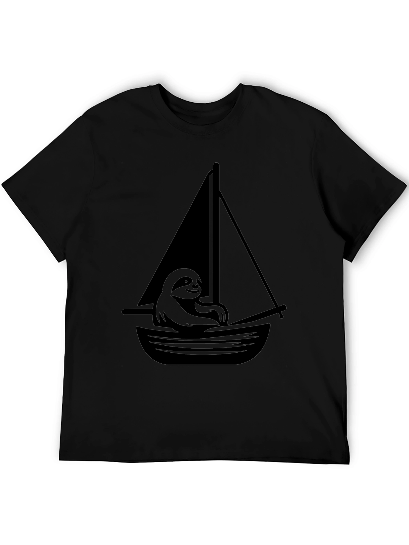 Sloth on a Sailboat Graphic T-Shirt
