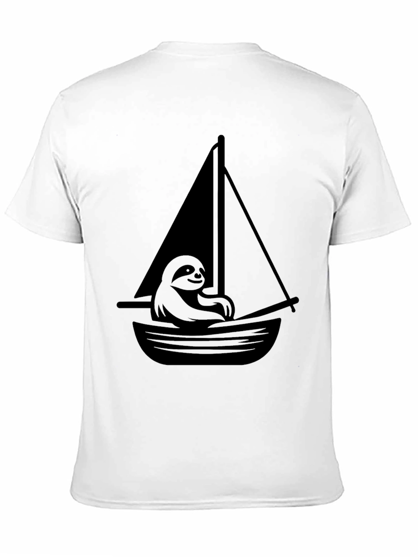 Sloth on a Sailboat Graphic T-Shirt