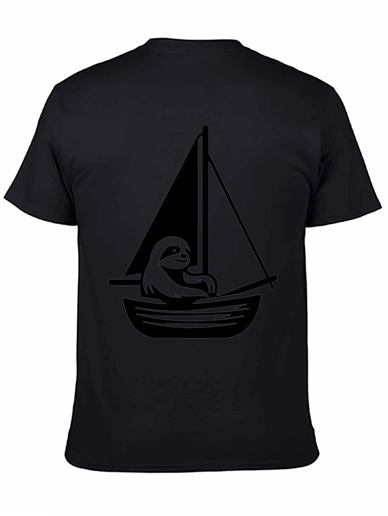 Sloth on a Sailboat Graphic T-Shirt