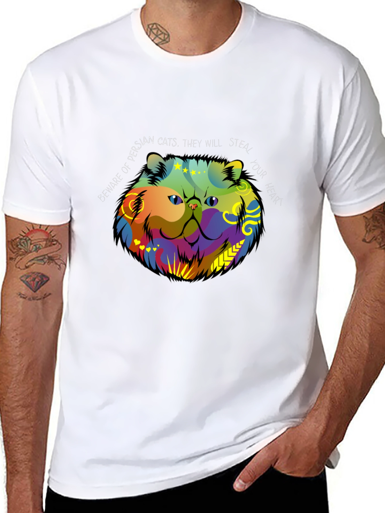 Persian Cat Steal Your Heart T-Shirt