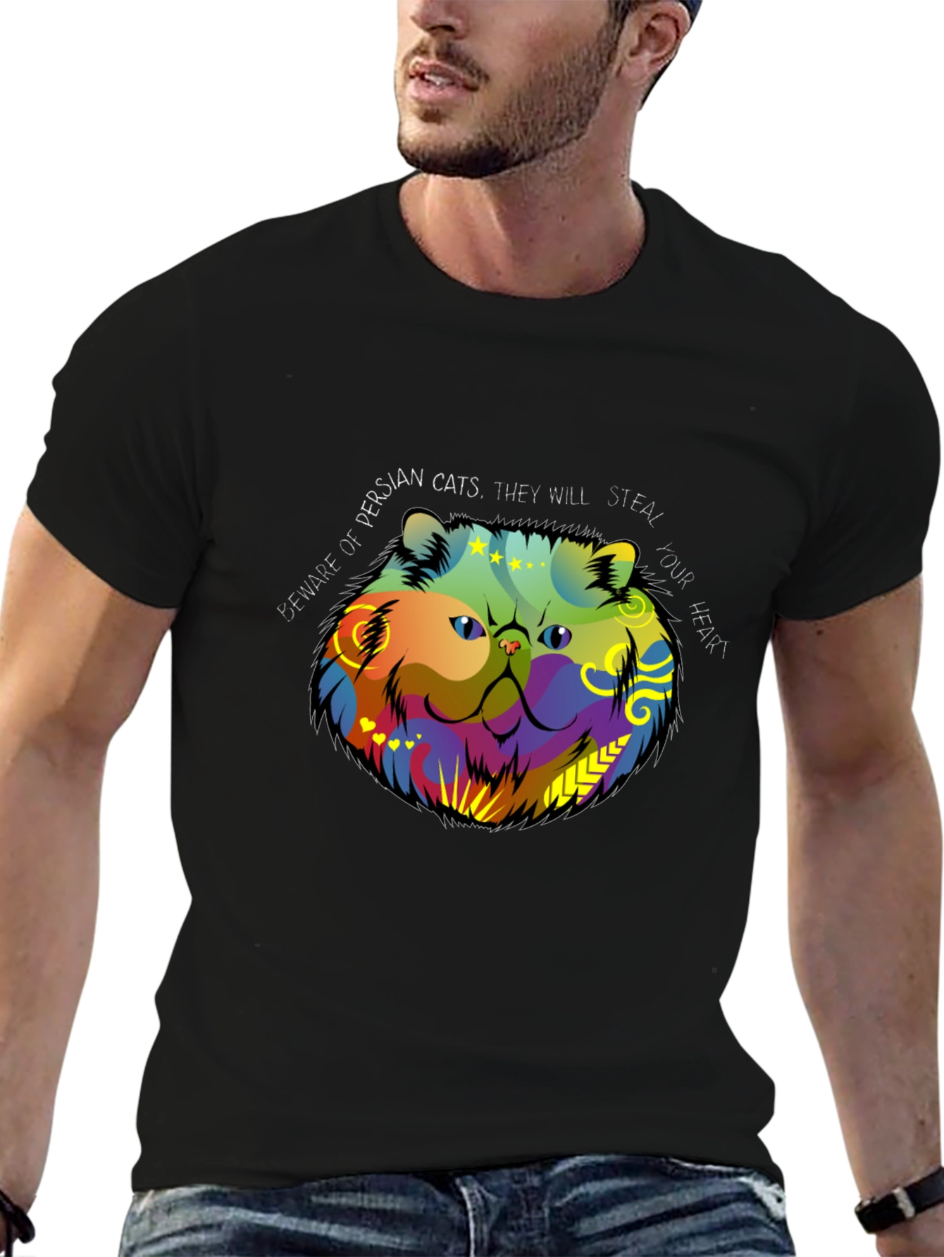 Persian Cat Steal Your Heart T-Shirt