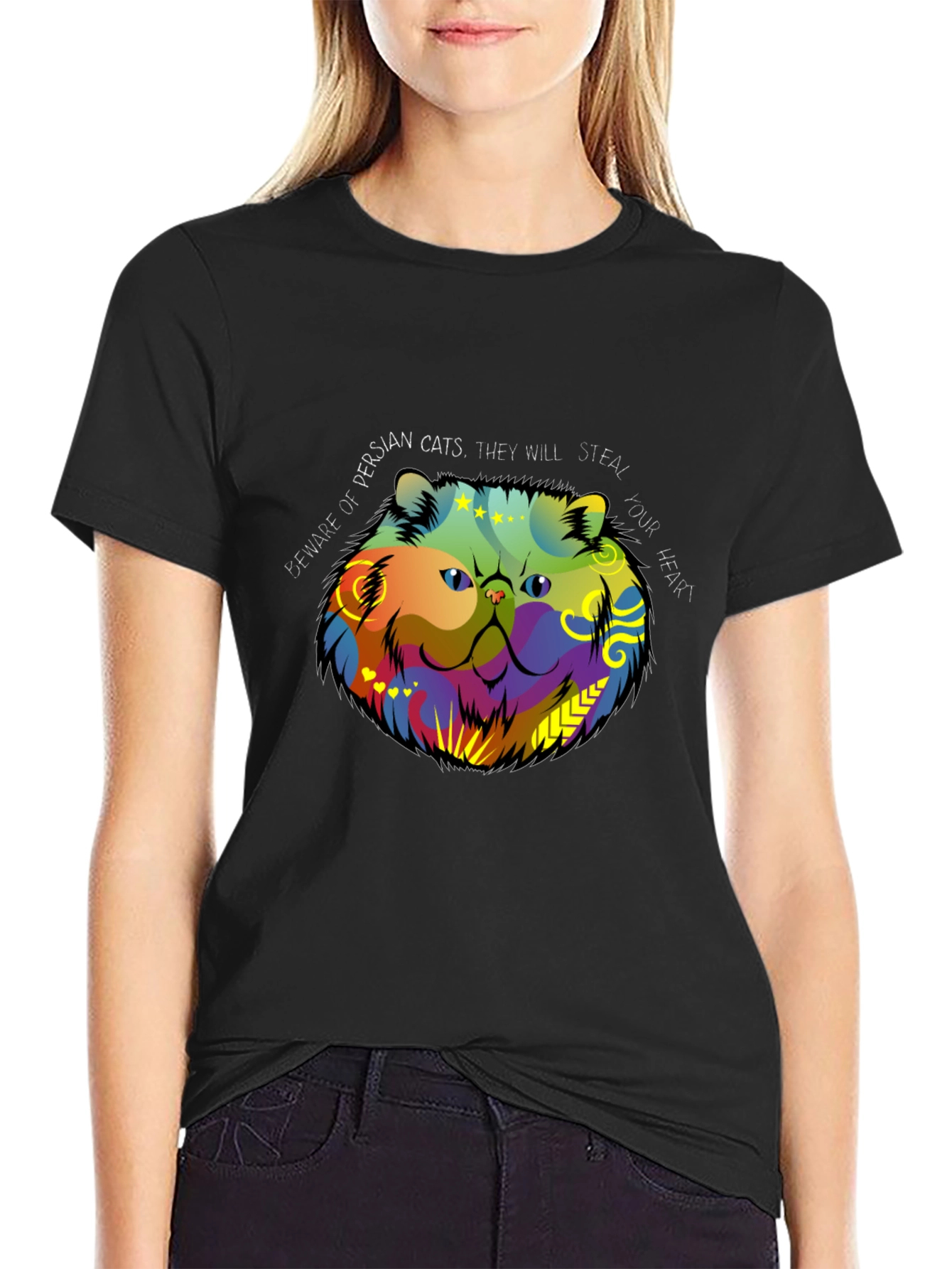 Persian Cat Steal Your Heart T-Shirt