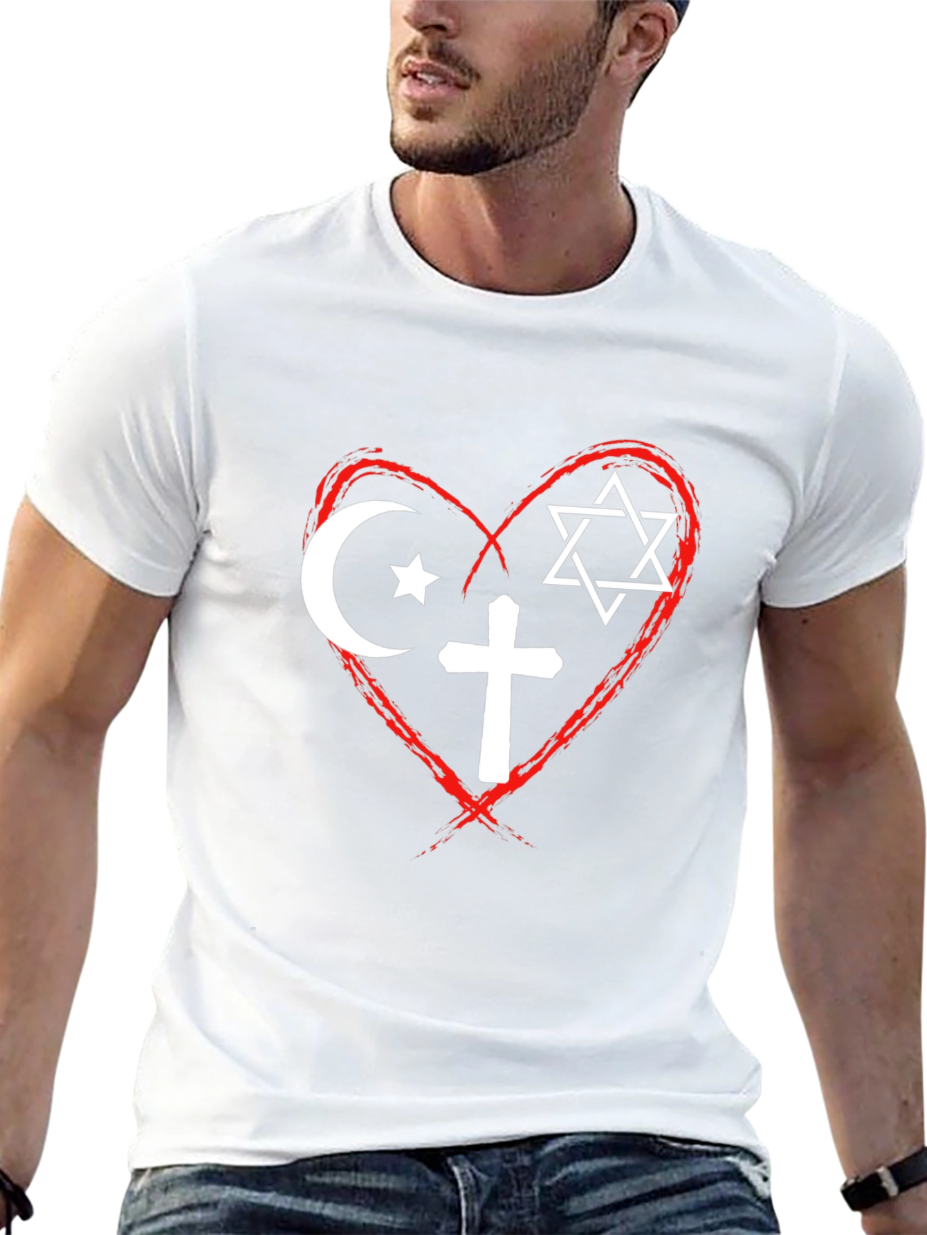 Religious Harmony T-Shirt Faith Love Tee