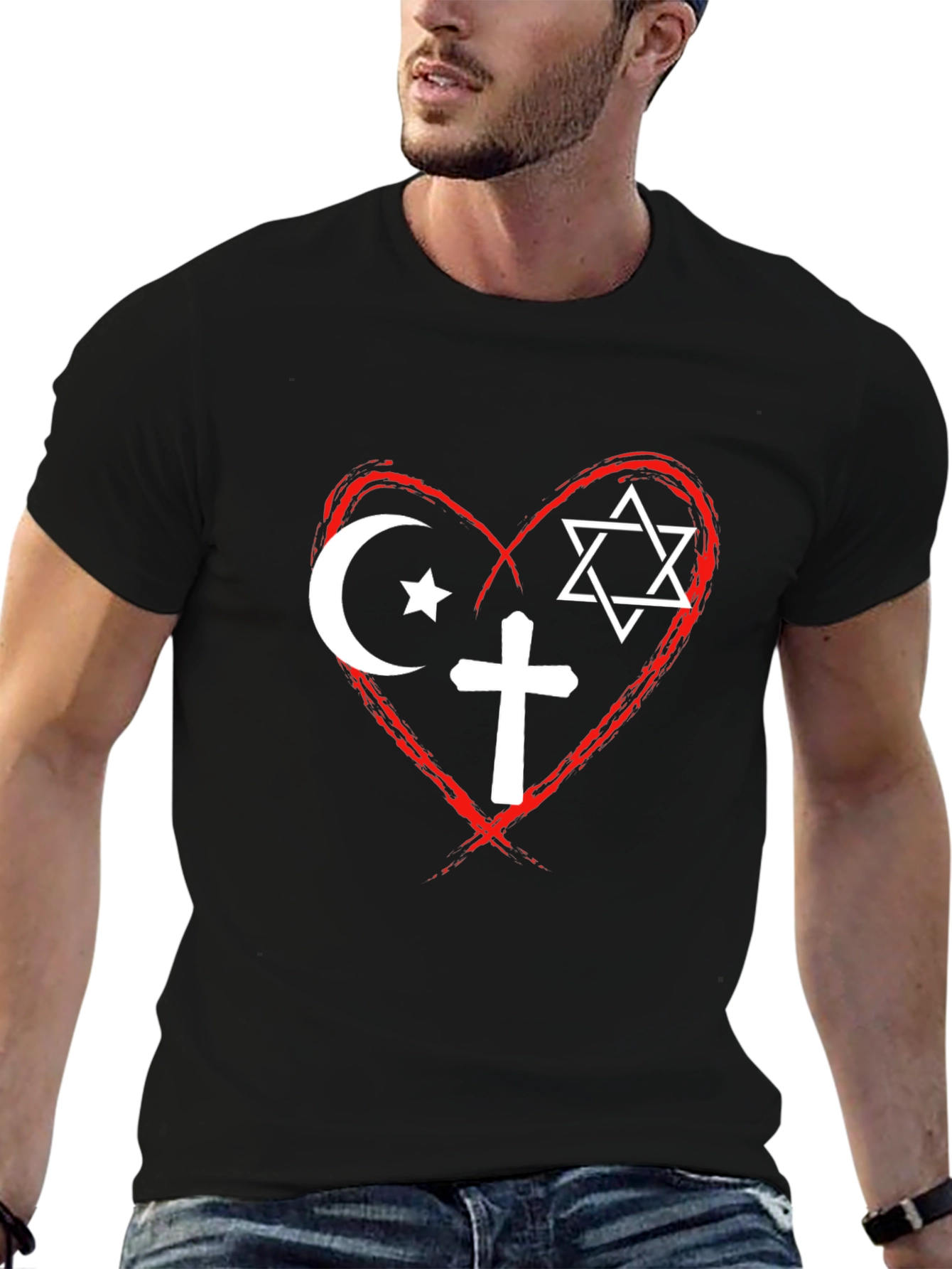 Religious Harmony T-Shirt Faith Love Tee