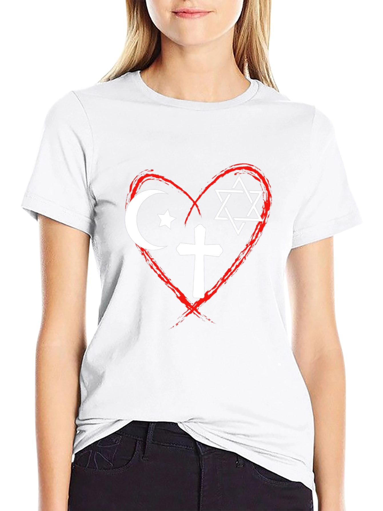 Religious Harmony T-Shirt Faith Love Tee