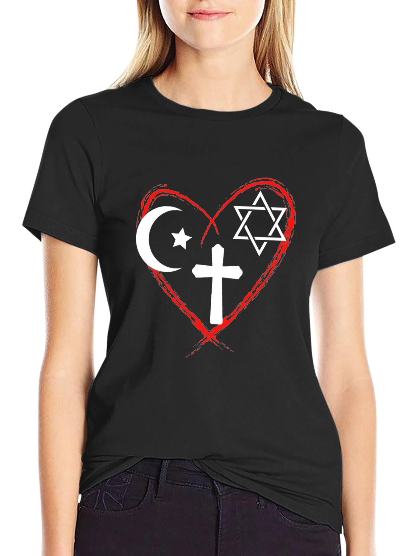 Religious Harmony T-Shirt Faith Love Tee