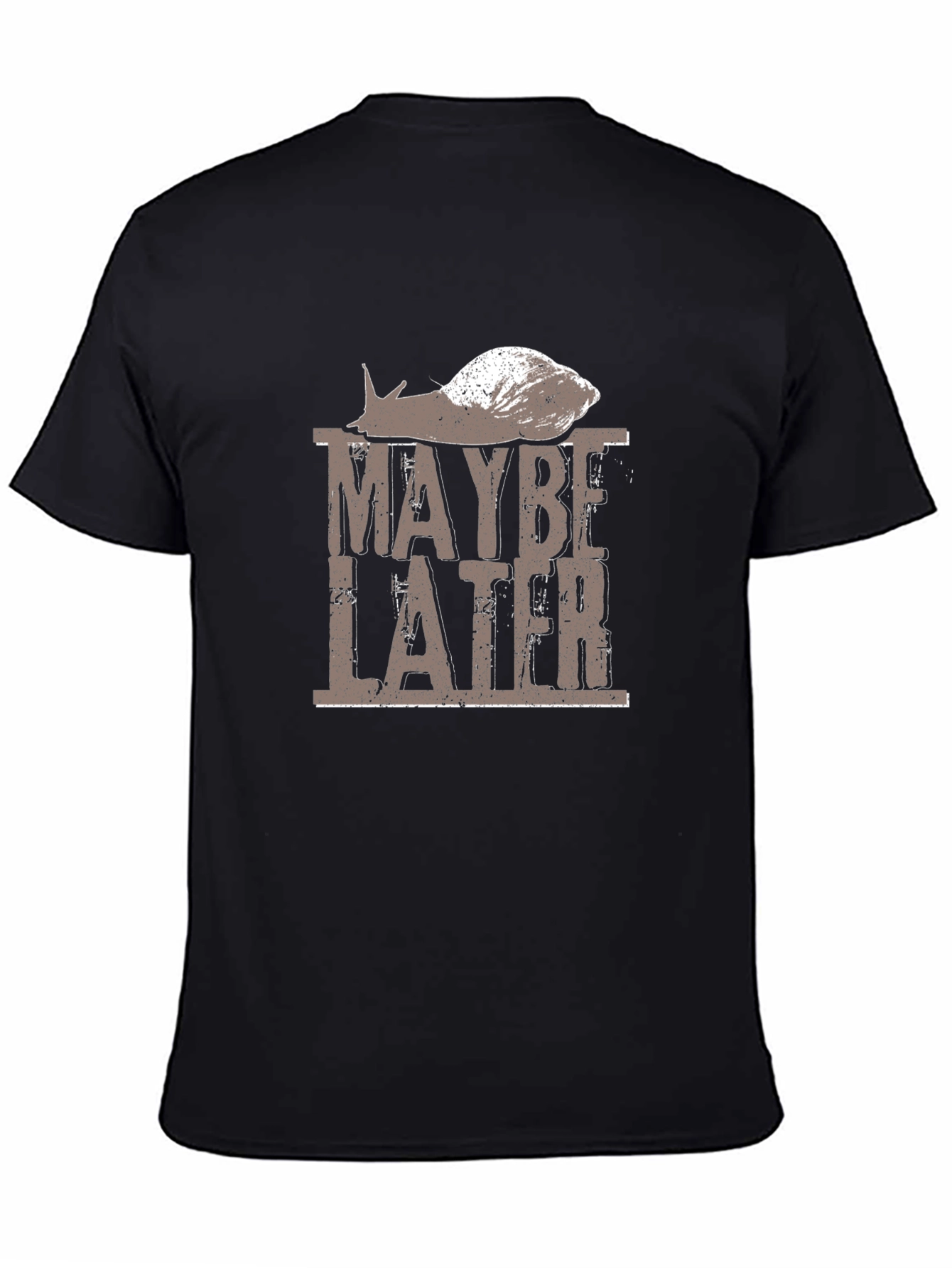 Maybe Later Snail Graphic T-Shirt