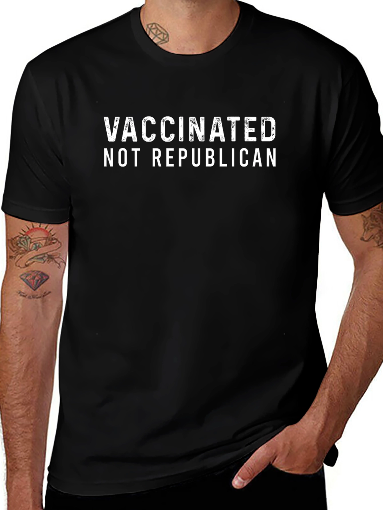 Vaccinated Not Republican T-Shirt