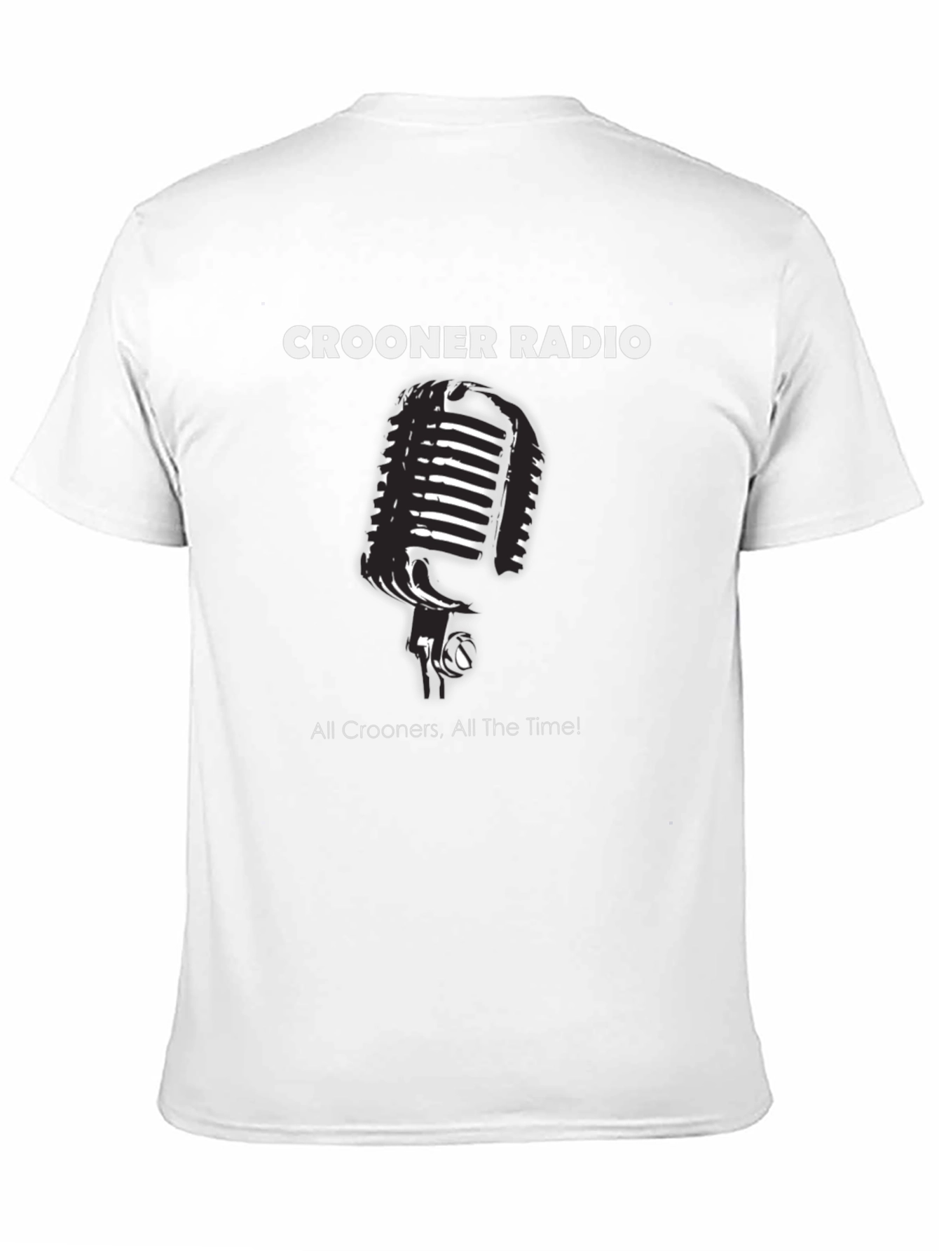 Crooner Radio T-Shirt - Classic Mic Design