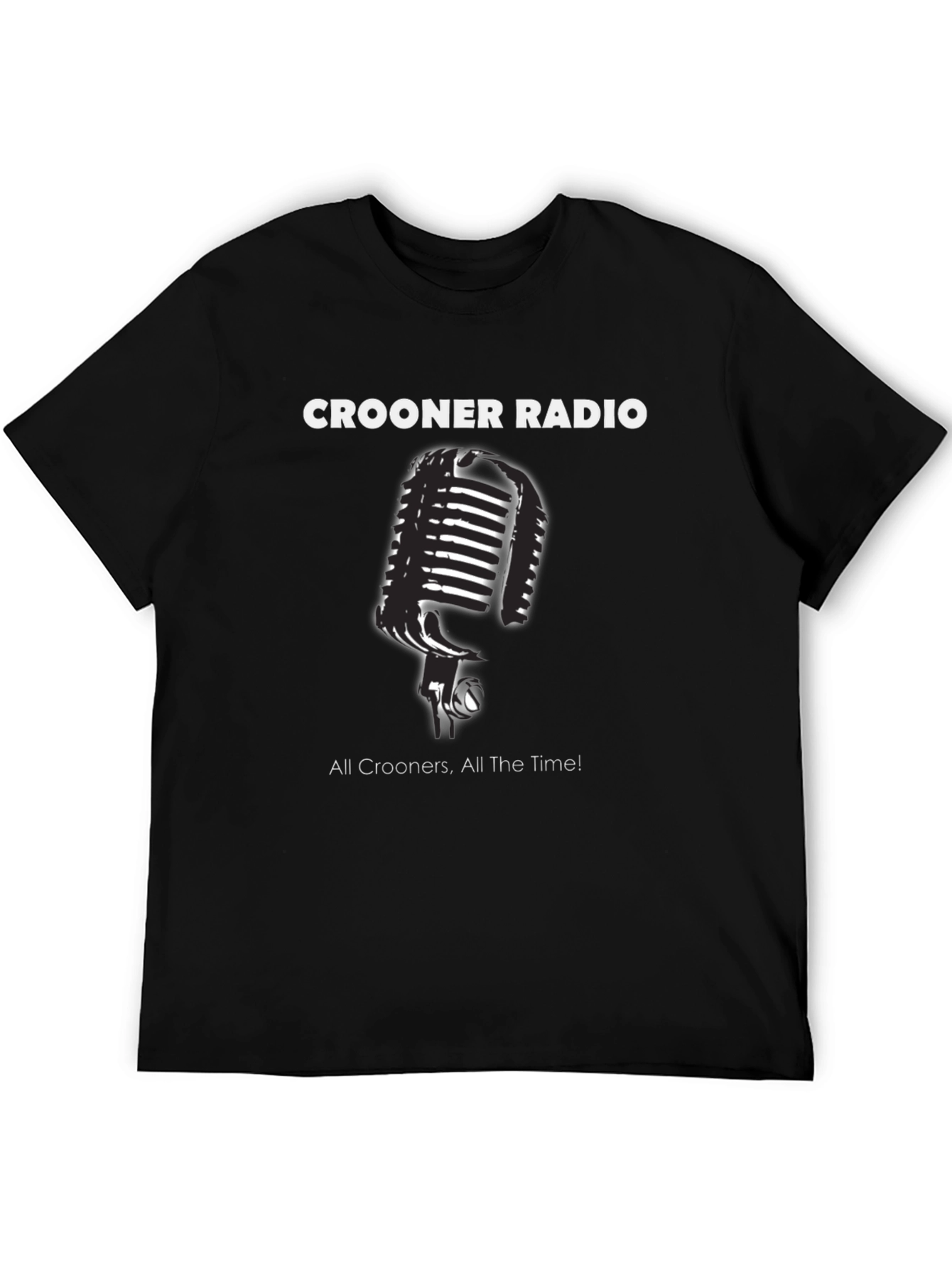 Crooner Radio T-Shirt - Classic Mic Design
