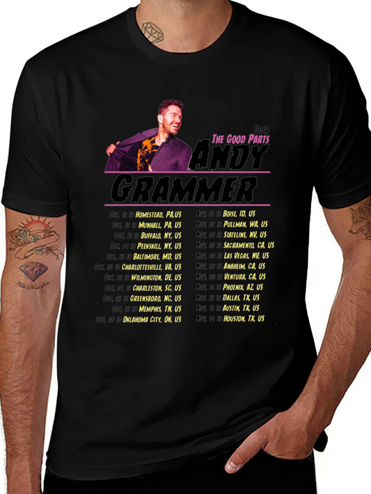 Andy Grammer The Good Parts Tour Black T-Shirt
