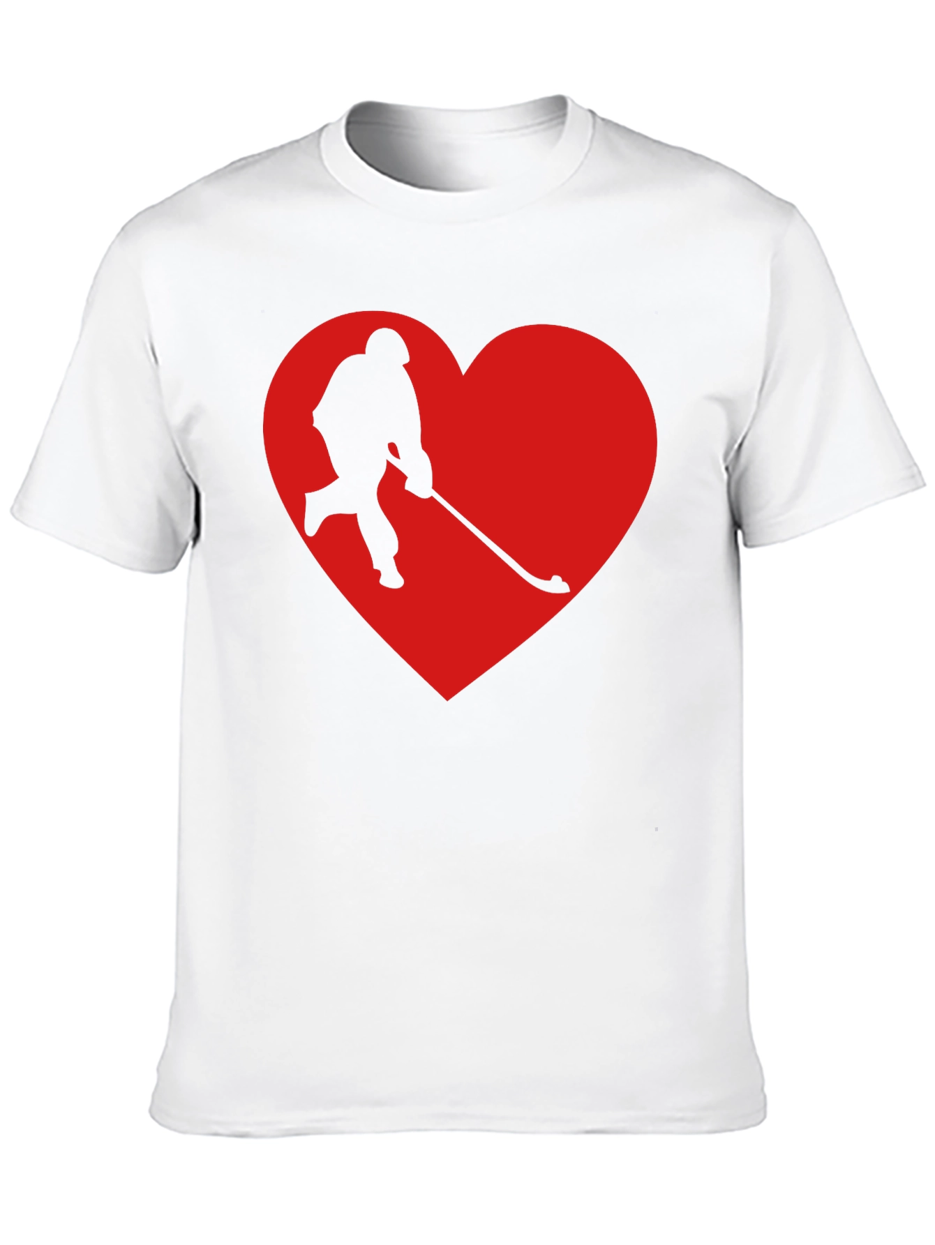 Hockey Love T-Shirt - Black Graphic Tee