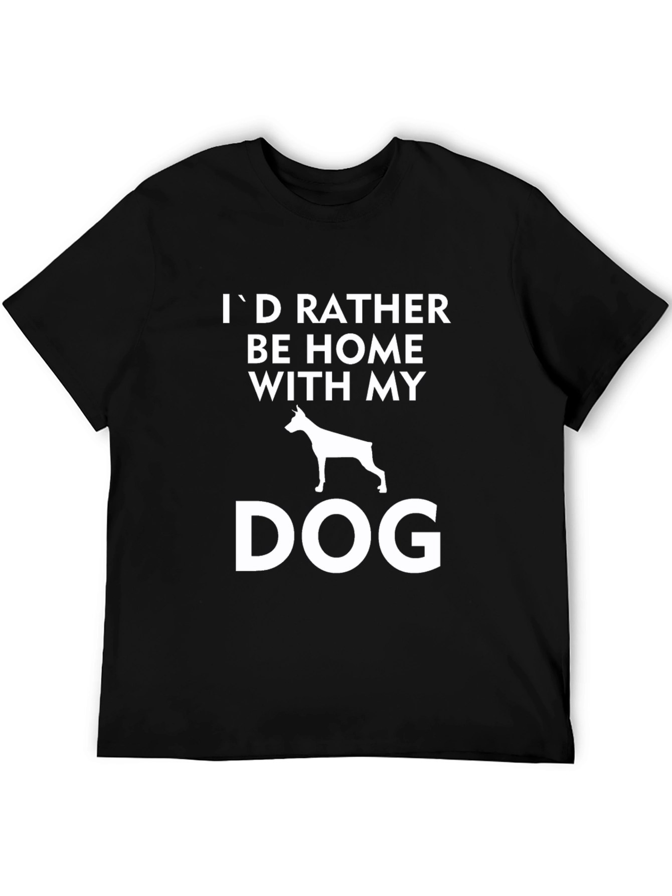 Dog Lover T-Shirt - Home with My Dog