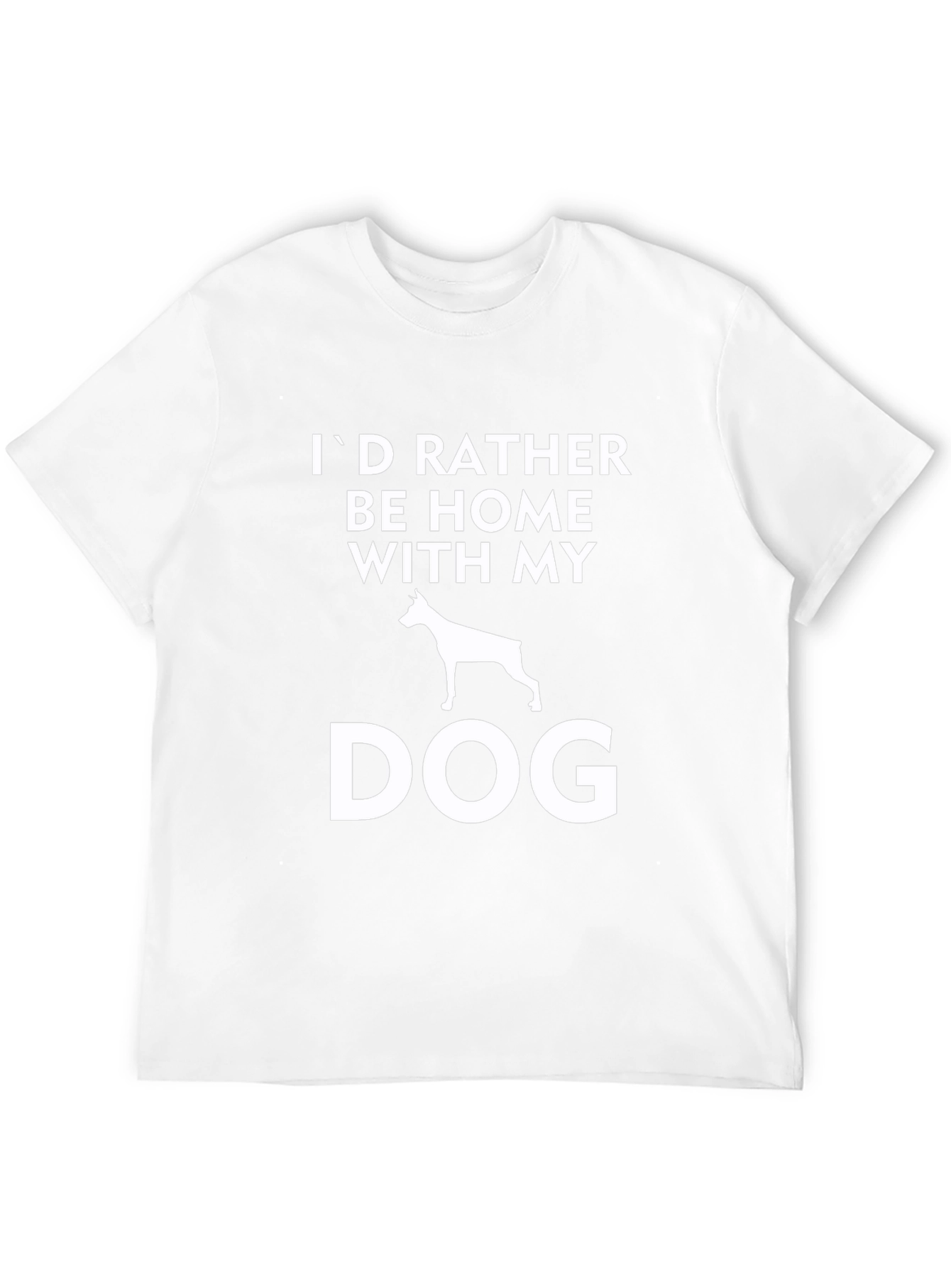 Dog Lover T-Shirt - Home with My Dog