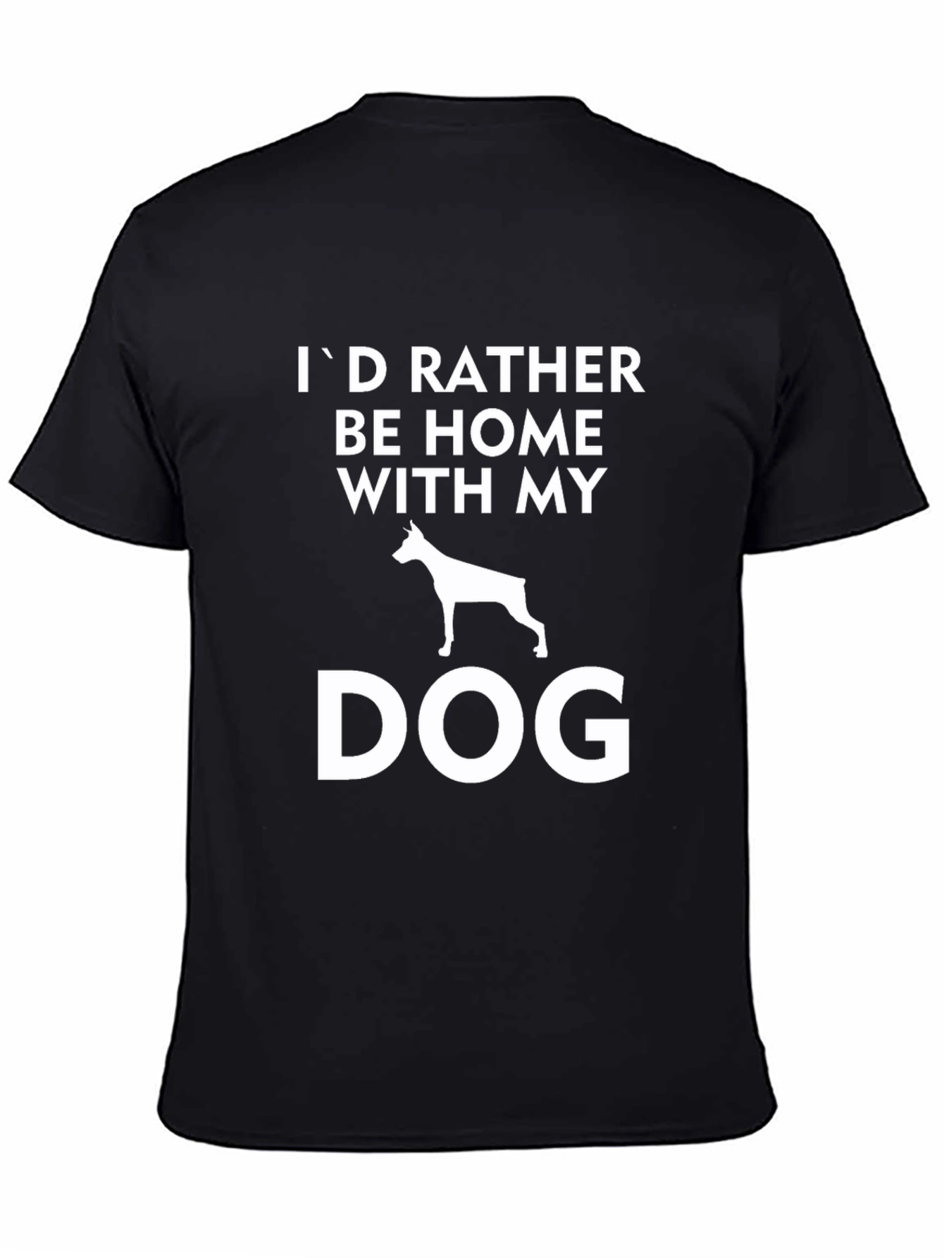Dog Lover T-Shirt - Home with My Dog
