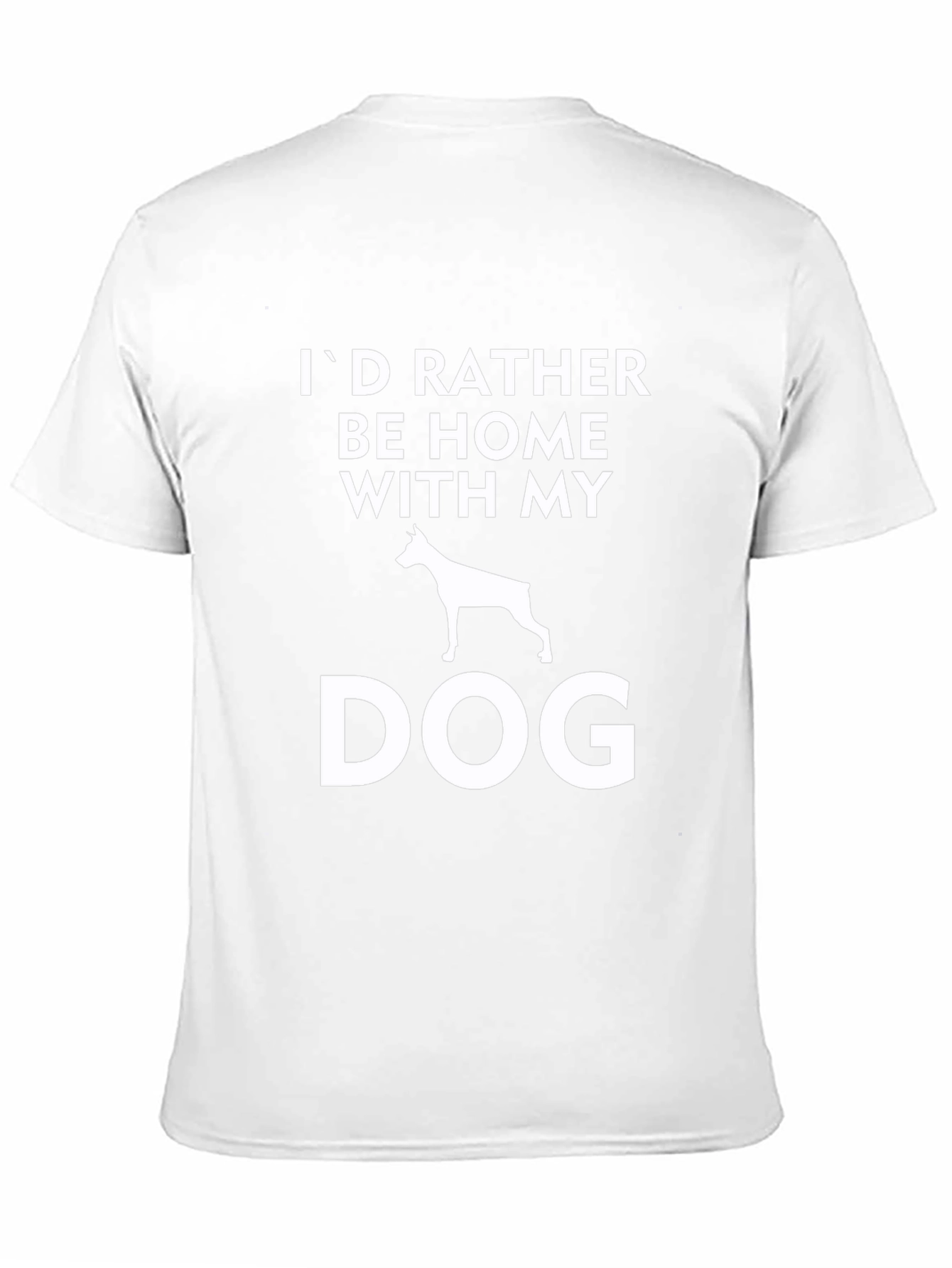 Dog Lover T-Shirt - Home with My Dog