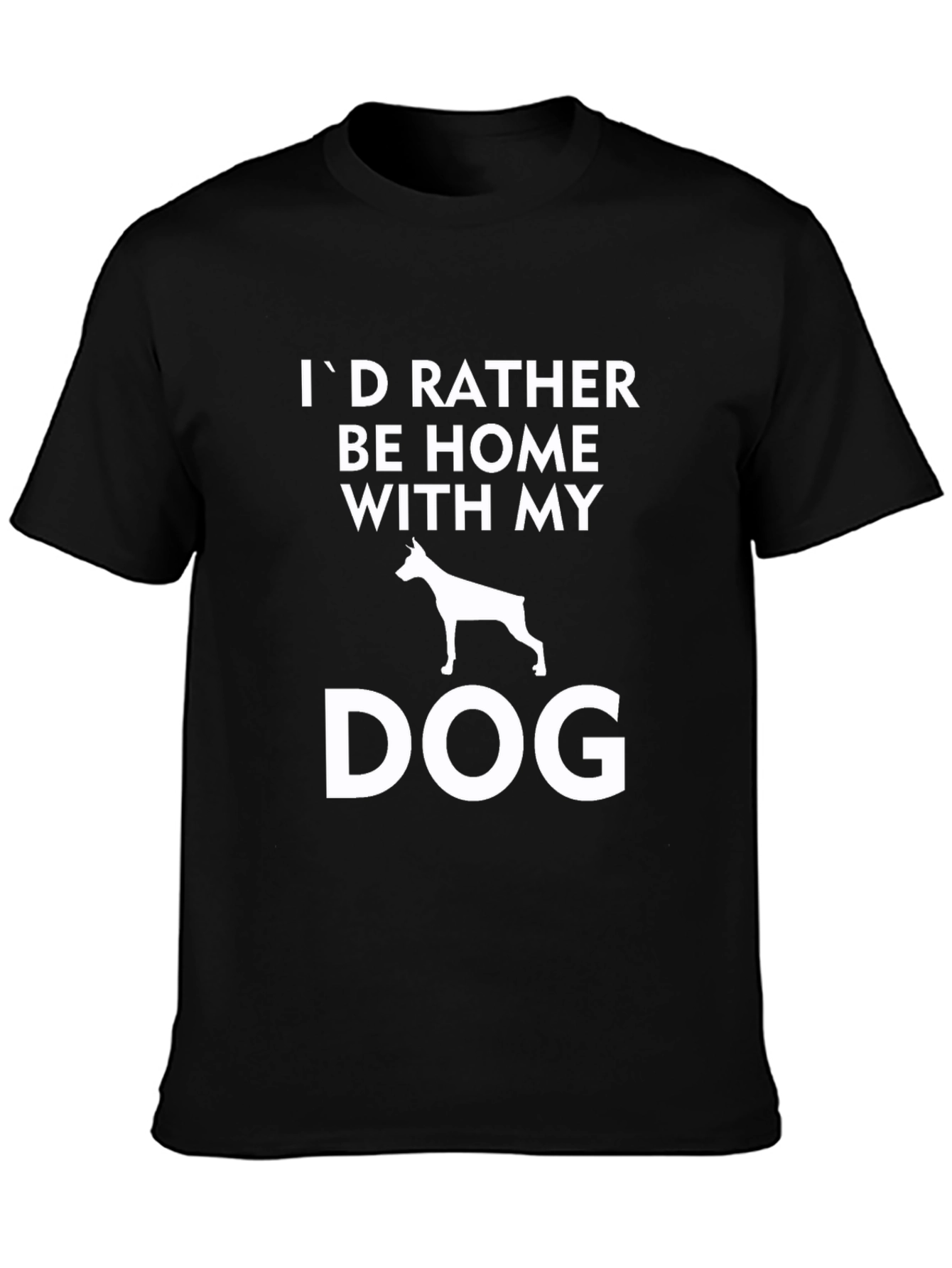 Dog Lover T-Shirt - Home with My Dog