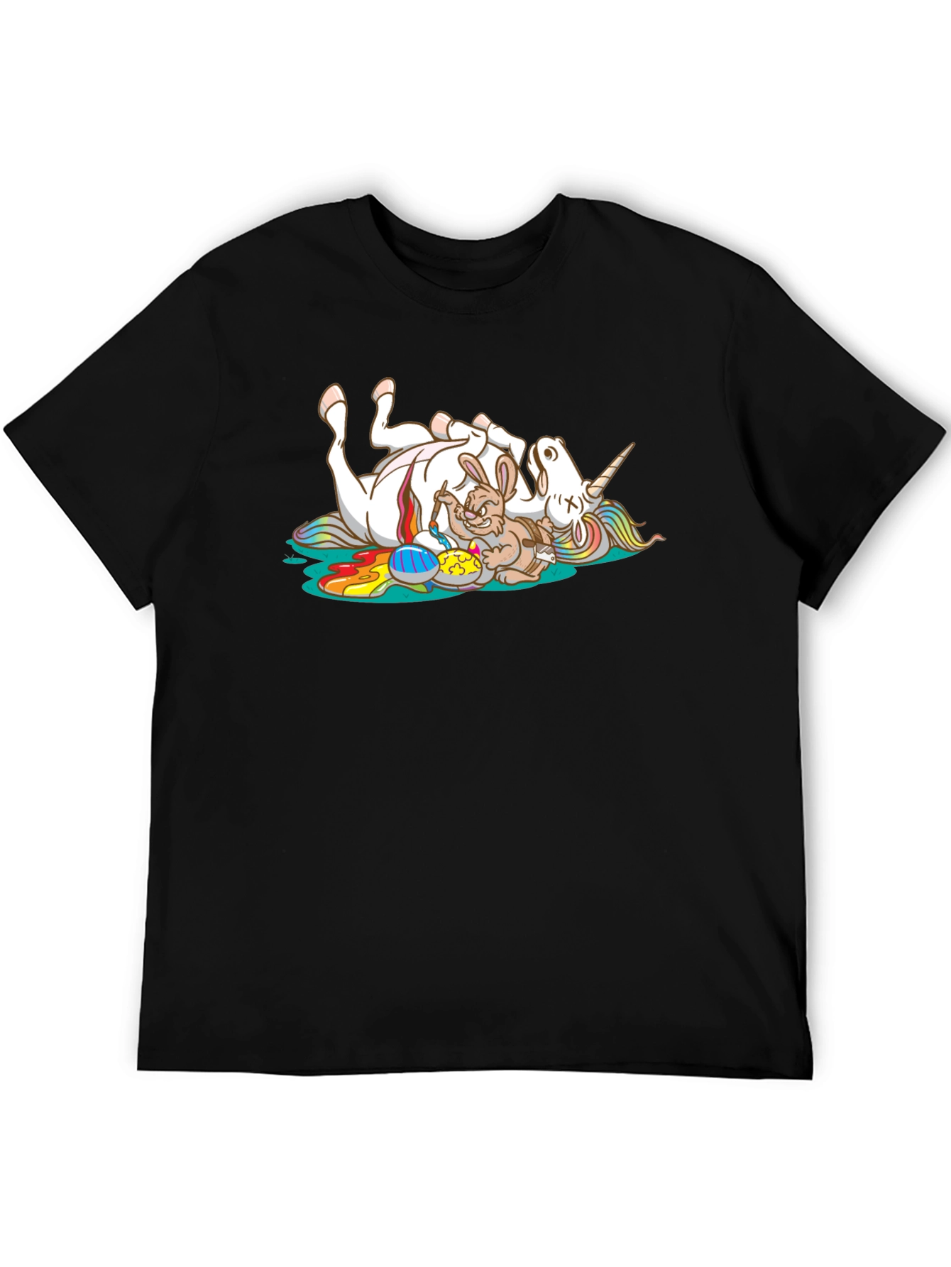 Unicorn and Bunny T-Shirt: Easter Fun!
